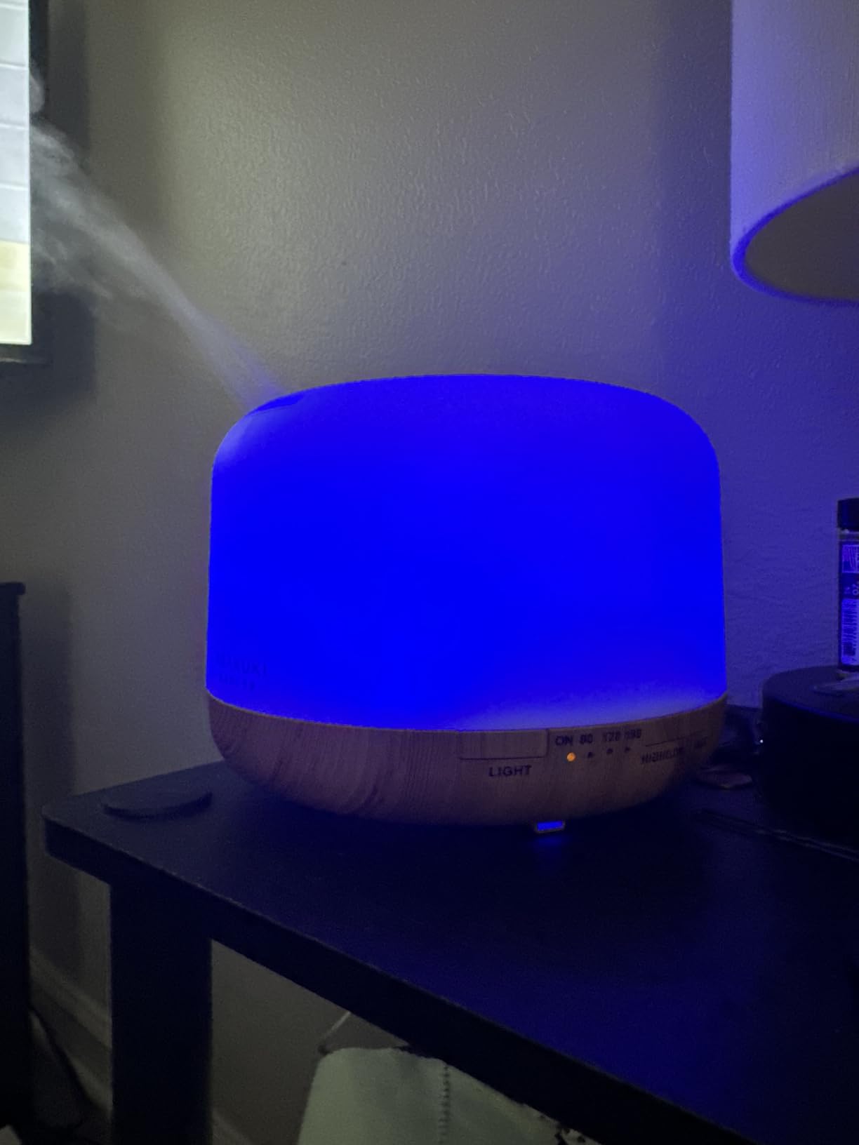 ASAKUKI Essential Oil Diffuser 500ml, Ultrasonic Aromatherapy Humidifier with Remote Control, 7 LED Colors, Timer & Auto-Off, Large Room Diffuser - Customer Photo 5
