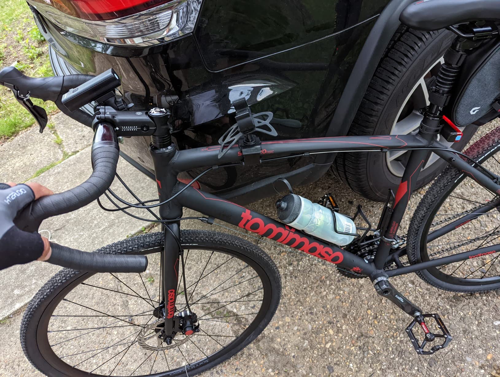 Tommaso Sentiero Sport Performance Aluminum Gravel Bike Shimano Claris 24 Speeds Road Bicycle Men Road Bikes for Men - Customer Photo 1