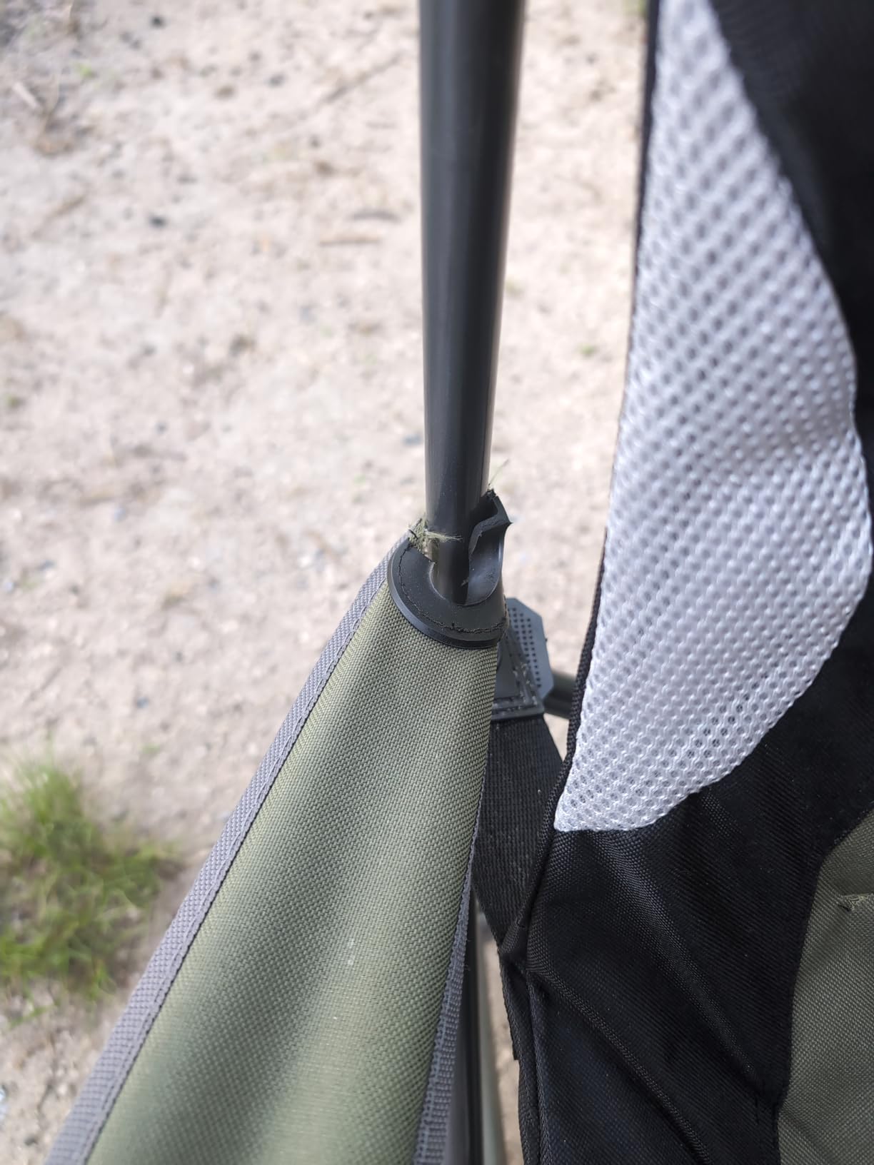 Internet's Best Padded Camping Folding Chair - Comfortable Outdoor Sports Chairs w/Cup Holder, Portable Carry Bag - for Beach, Park, Soccer, Baseball, Softball, Picnic, Adults - Green 2 - Pack - Customer Photo 2