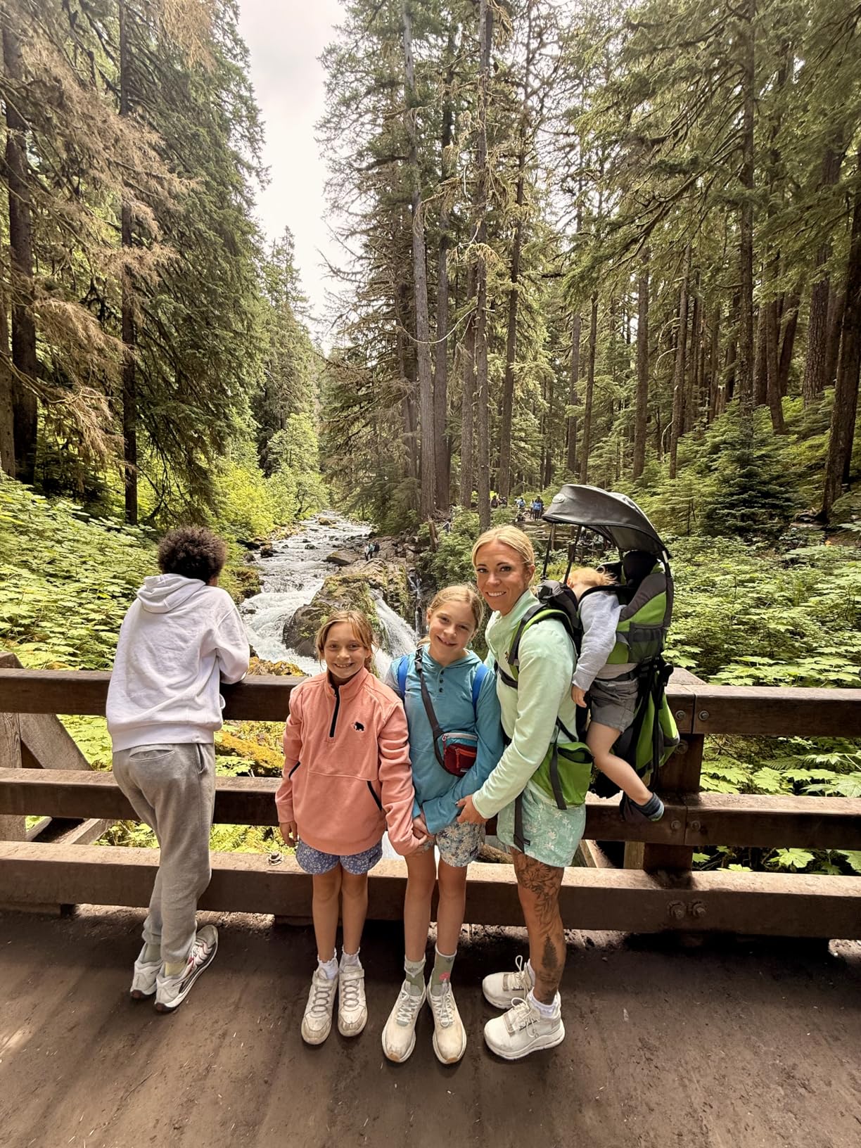 Hiking Baby Carrier Backpack - Comfortable Toddler/Baby Backpack Carrier System with Diaper Change Pad, Insulated Pocket + Rain and Sun Hood to Protect Your Child - Customer Photo 1