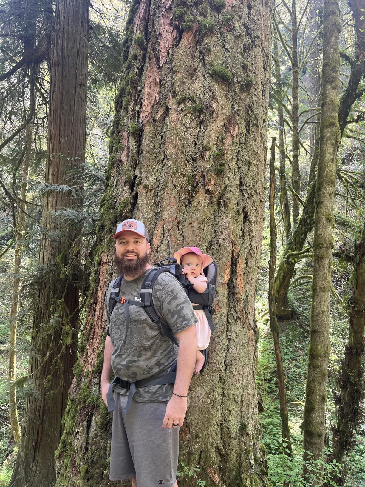 Hiking Baby Carrier Backpack - Comfortable Toddler/Baby Backpack Carrier System with Diaper Change Pad, Insulated Pocket + Rain and Sun Hood to Protect Your Child - Customer Photo 3