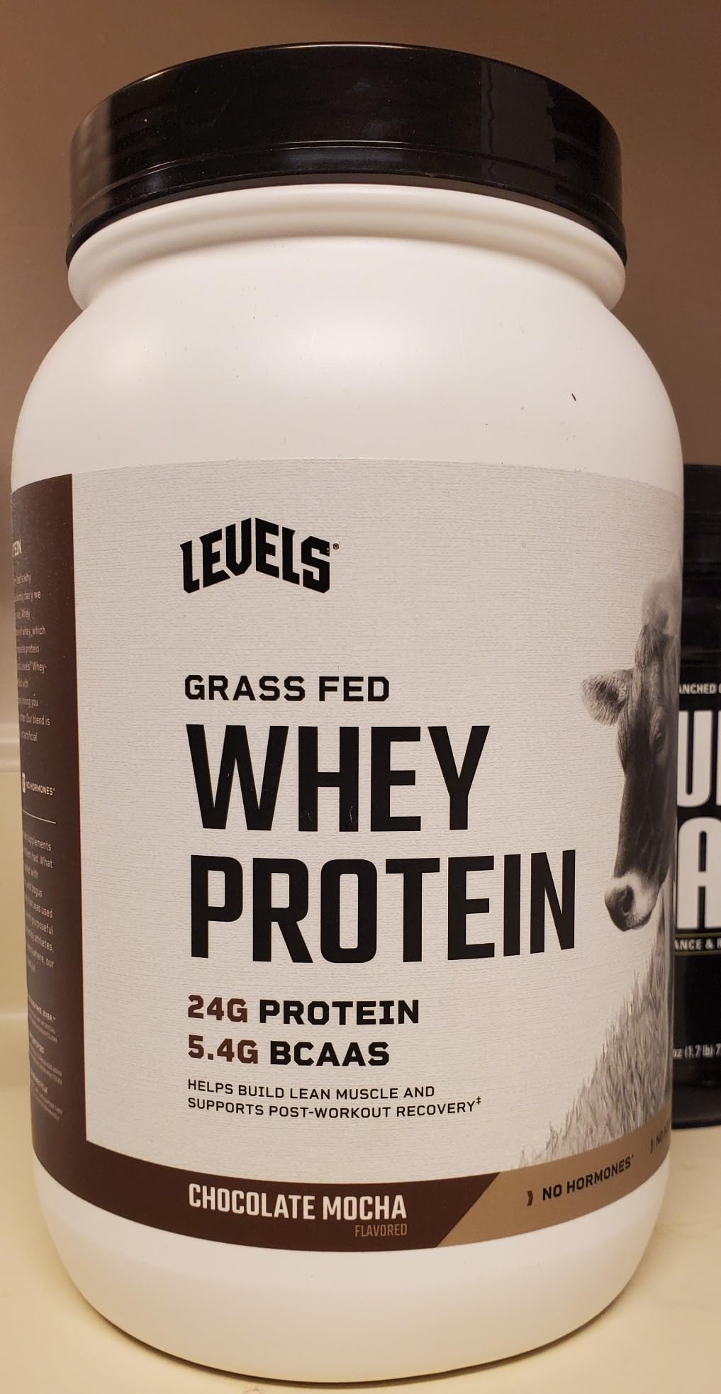 Levels Grass Fed Whey Protein Powder, No Artificials, 24G of Protein, Vanilla Bean, 2LB - Customer Photo 1