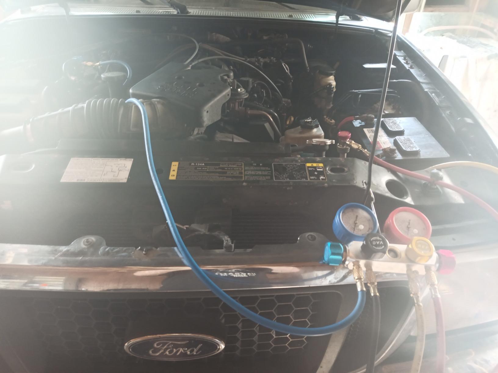 BACOENG 3.6CFM 1/4HP AC Vacuum Pump and Manifold Gauge Set for R134a R12 R410a HVAC Air Conditioning Refrigeration, Includes Can Tap, Quick Coupler Adapters and Carry Bag - Customer Photo 1