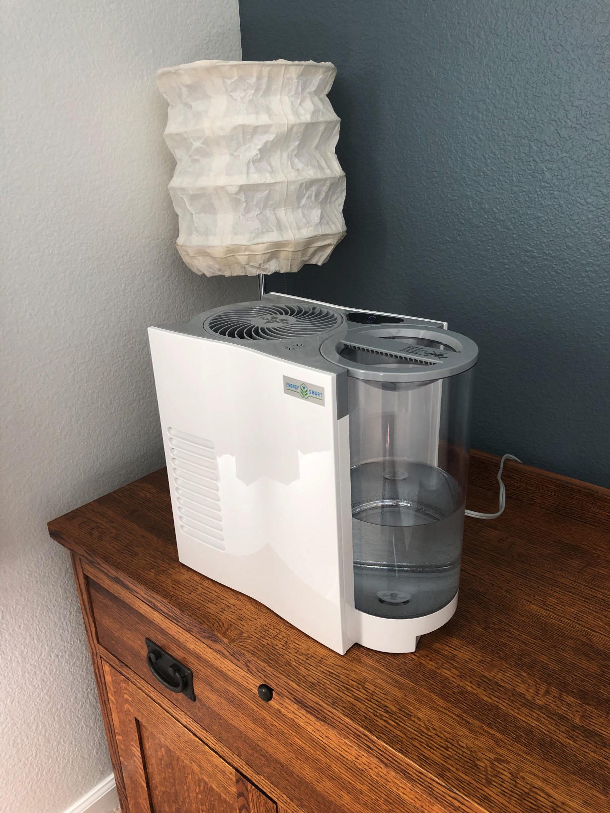 Vornado EVDC500 Energy Smart Evaporative Humidifier with Automatic Shut-off, 2 Gallon Capacity, LED Display, SimpleTank for Easy Fill and Cleaning, Dual Tank, Electronic Humidistat, 4 Fan Speeds - Customer Photo 5