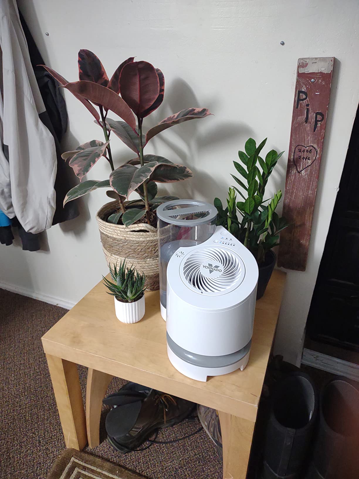 Vornado EV200 Evaporative Whole Room Humidifier with SimpleTank, 1.5 Gallon Capacity, White, EV200 - 1.5 gallon - Customer Photo 1
