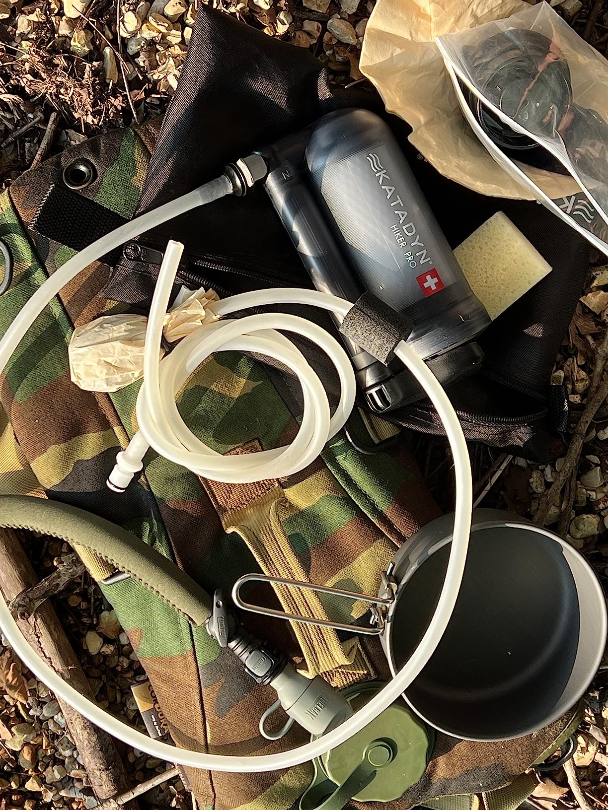 Katadyn Hiker Pro Hand Pump Water Filter for Backpacking, Camping, Emergency Survival - Customer Photo 1