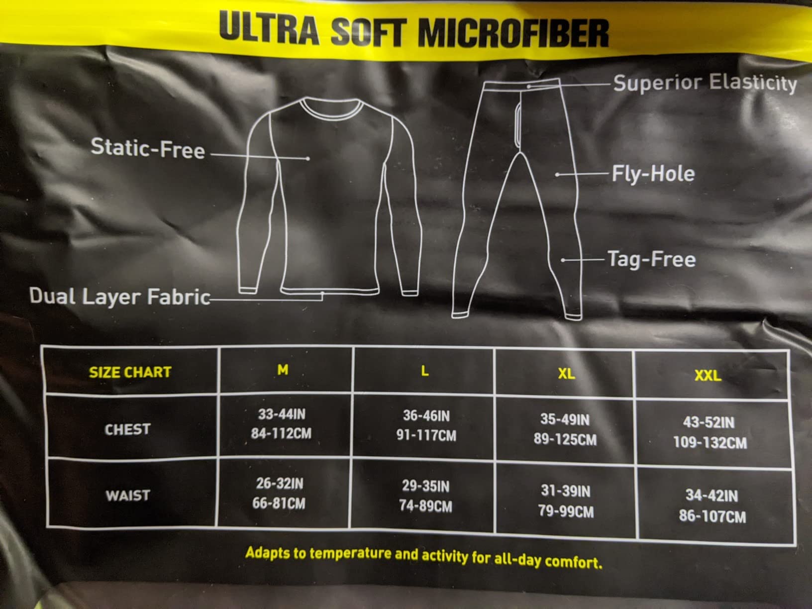 HEROBIKER Long Johns Thermal Underwear for Men Skiing Winter Warm Hunting Gear Fleece Lined Base Layer Set Top Bottom - Customer Photo 4