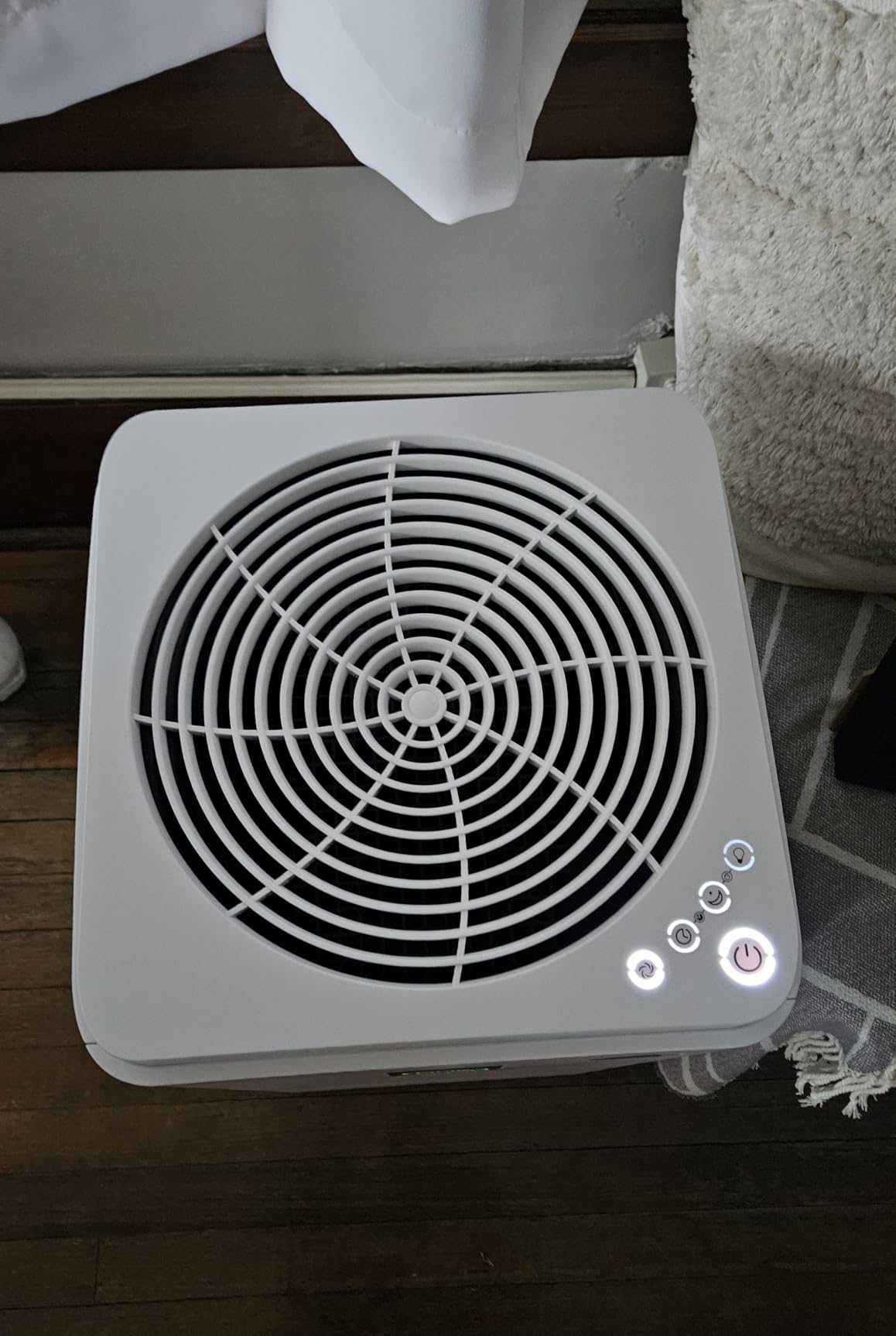 HATHASPACE HSP001 True HEPA Air Purifier for Home, Removes 99.9% of Dust, Smoke, Pet Dander, Odors, VOCs, Covers Up to 700 Sq. Ft, Quiet Air Cleaner with Smart Sensor for Bedroom & Large Rooms - Customer Photo 1