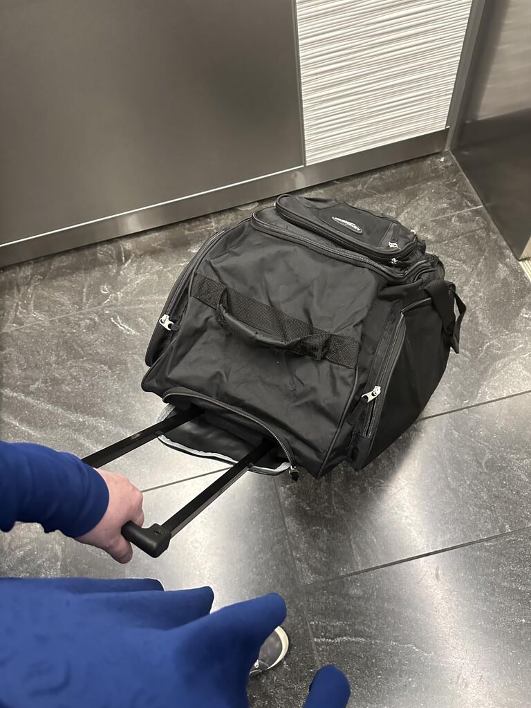 Travelers Club Xpedition 30 Inch Multi-Pocket Upright Rolling Duffel Bag Customer Review Travelers Club Xpedition 30 Inch Multi-Pocket Upright Rolling Duffel Bag - Customer Photo 2