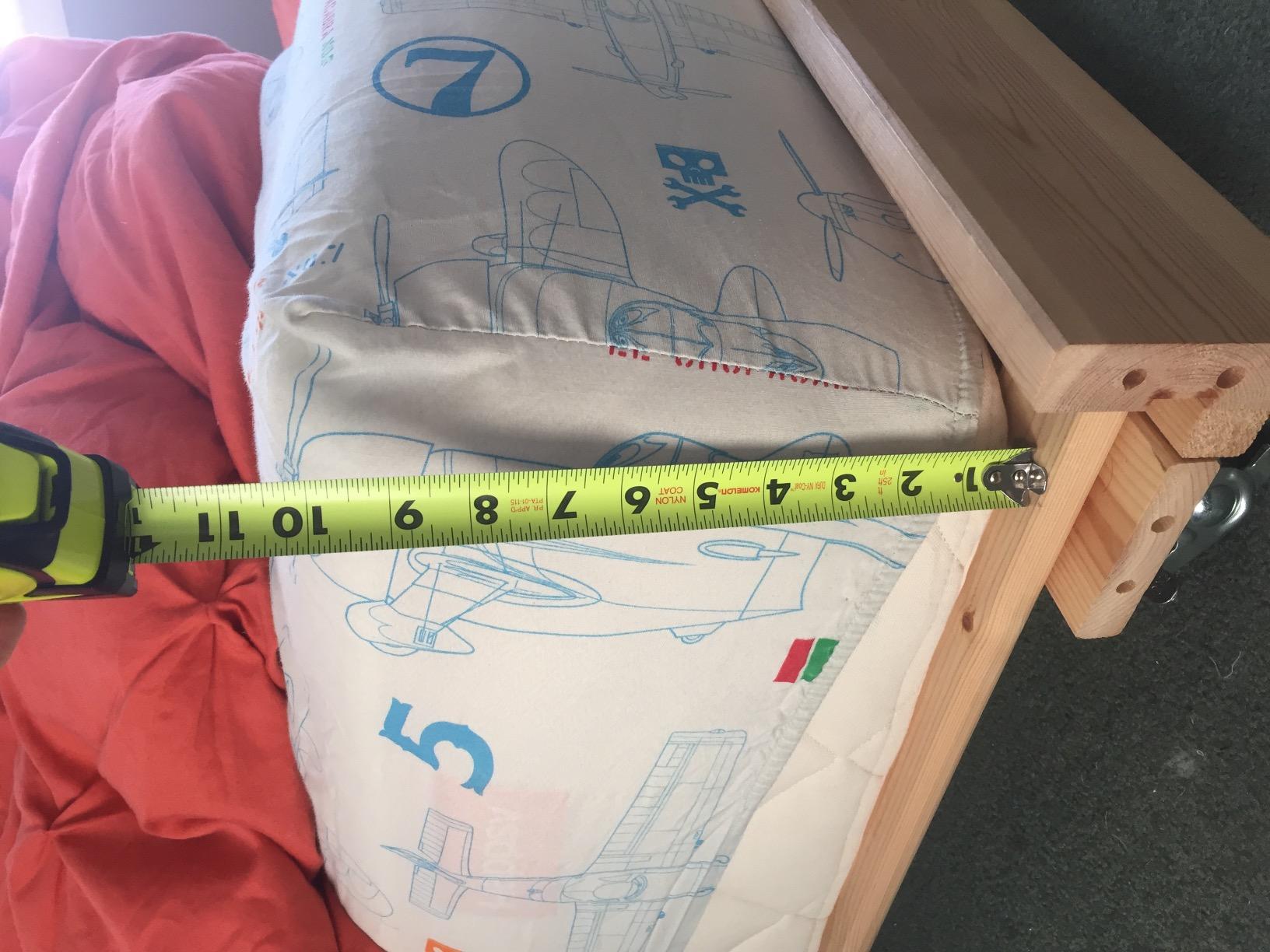 Happsy Organic Hybrid Mattress - Natural Latex Mattress - Medium Firm with Encased Coil Layers for Universal Comfort and Pressure Relieving - Bed-in-a-Box - Full - Customer Photo 1