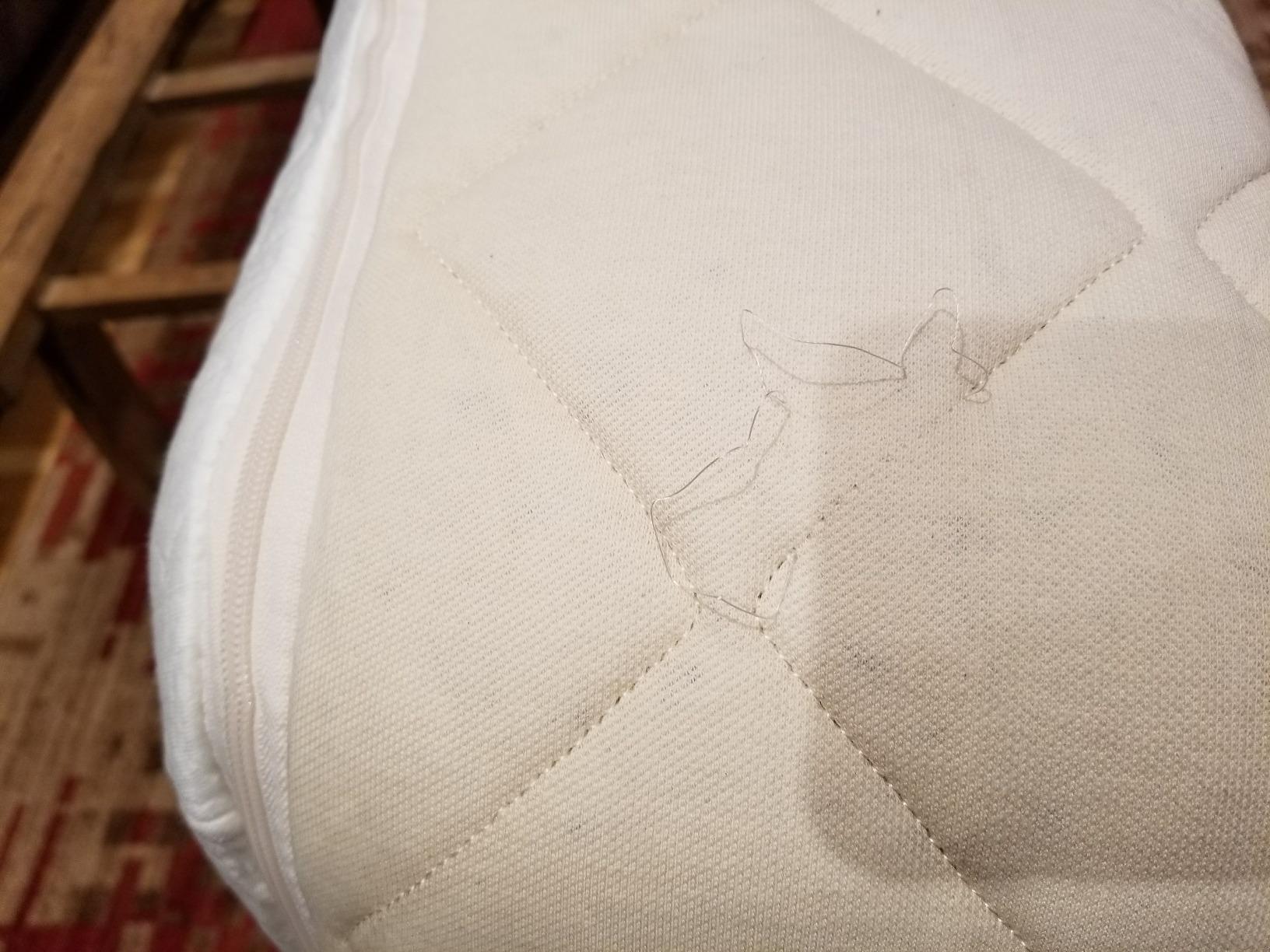 Happsy Organic Hybrid Mattress - Natural Latex Mattress - Medium Firm with Encased Coil Layers for Universal Comfort and Pressure Relieving - Bed-in-a-Box - Full - Customer Photo 2