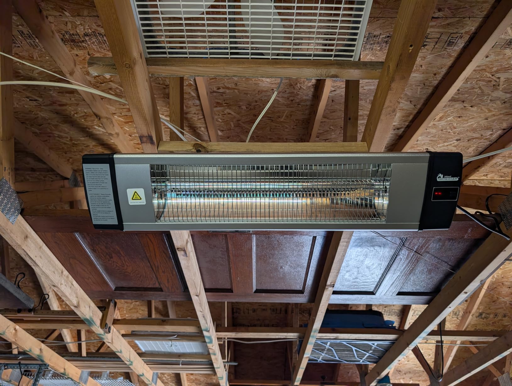 Dr Infrared Heater DR-238 Carbon Infrared Outdoor Heater for Restaurant, Patio, Backyard, Garage, and Decks - Customer Photo 1