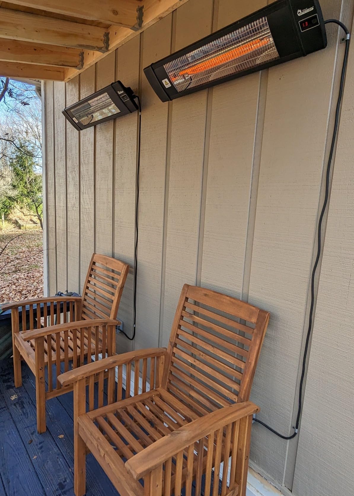 Dr Infrared Heater DR-238 Carbon Infrared Outdoor Heater for Restaurant, Patio, Backyard, Garage, and Decks - Customer Photo 2
