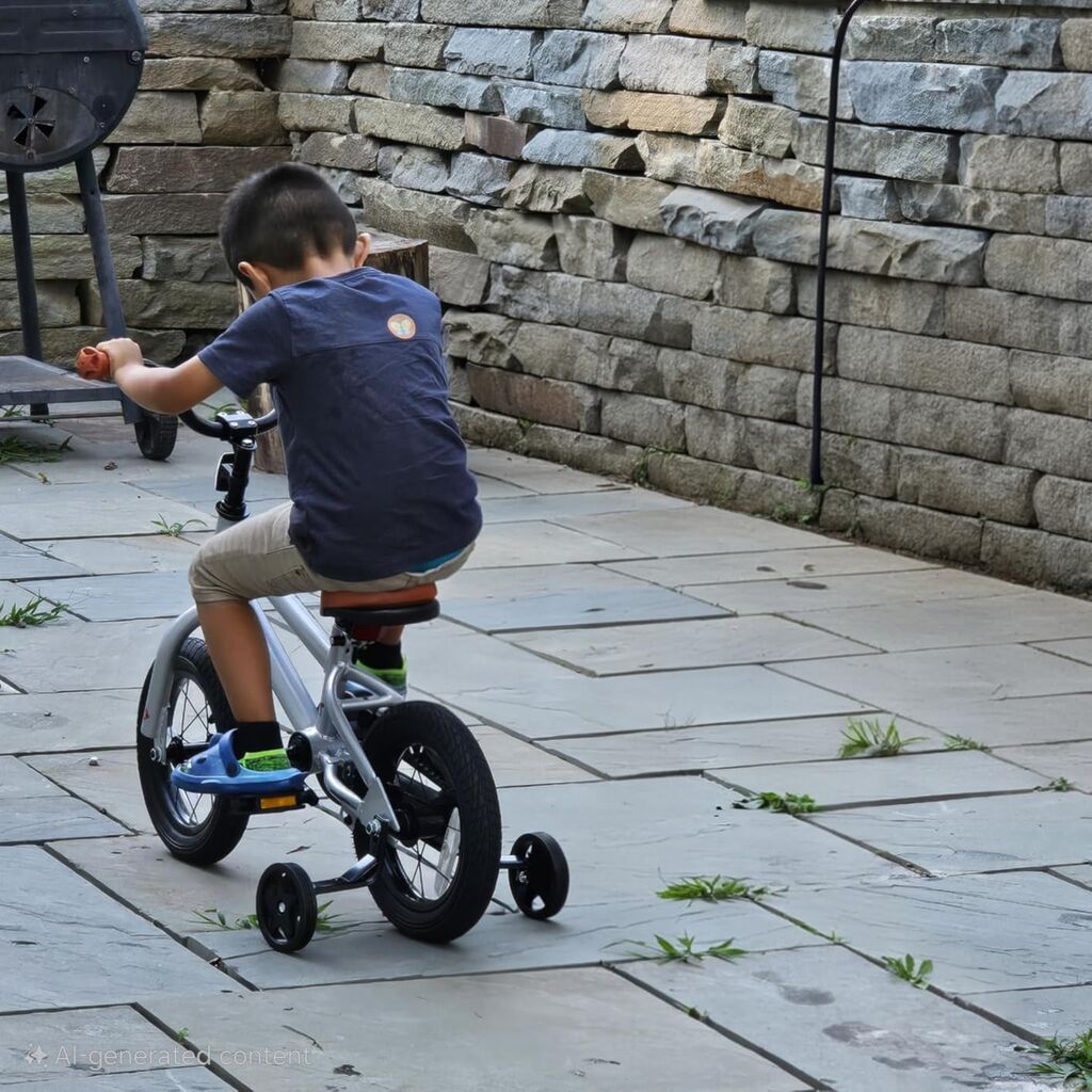 JOYSTAR Kids Bike for Ages 2-12 Years Old Boys Girls, 12-20 Inch BMX Style Kid's Bikes with Training Wheels, Children Bicycle for Kids and Toddler, Multiple Colors - Customer Photo 1