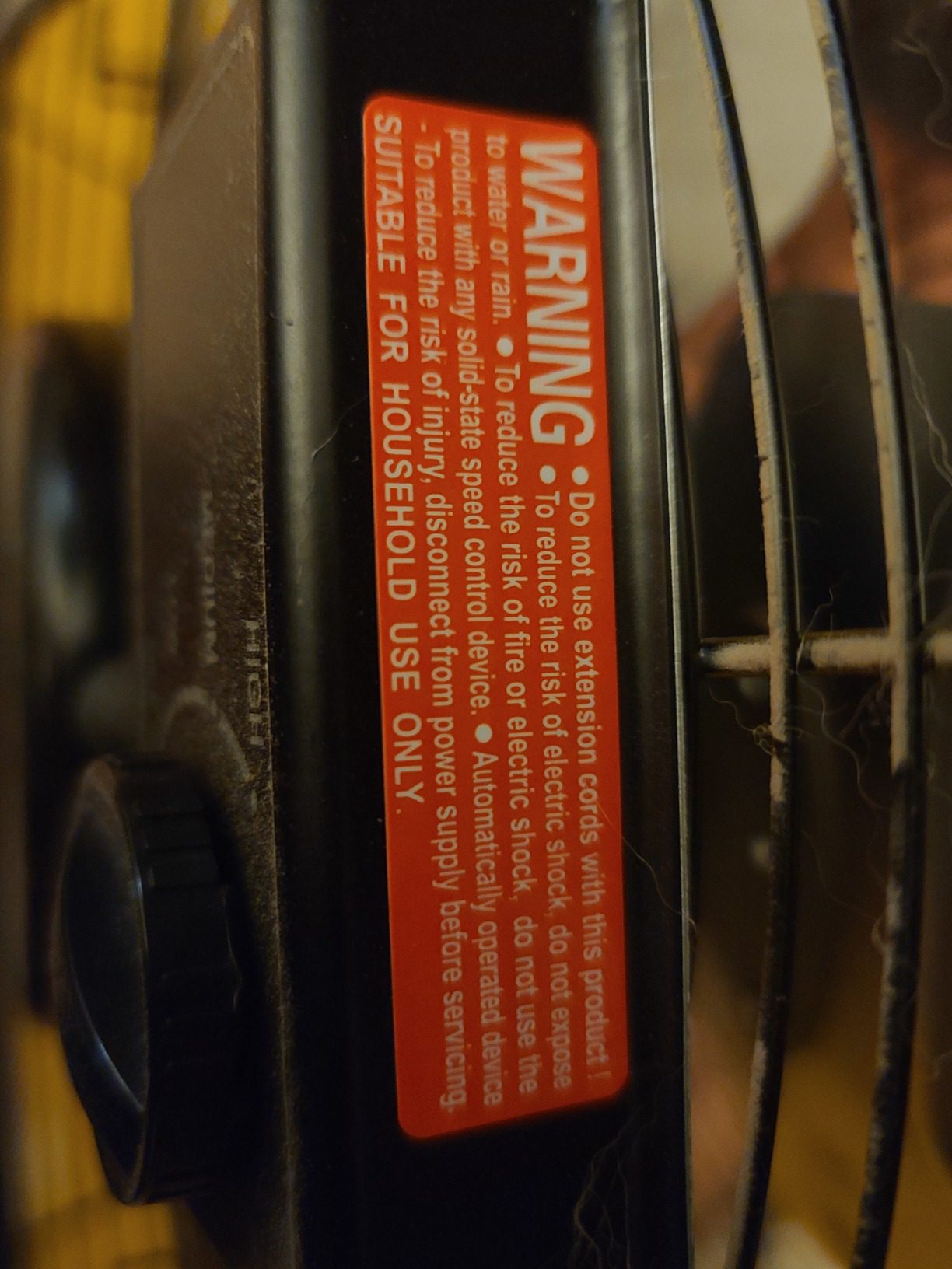 Tornado - 24 Inch High Velocity Heavy Duty Tilt Metal Drum Fan Yellow Commercial, Industrial Use 3 Speed 7700 CFM 1/3 HP 8 FT Cord ETL Safety Listed (YELLOW) - Customer Photo 3