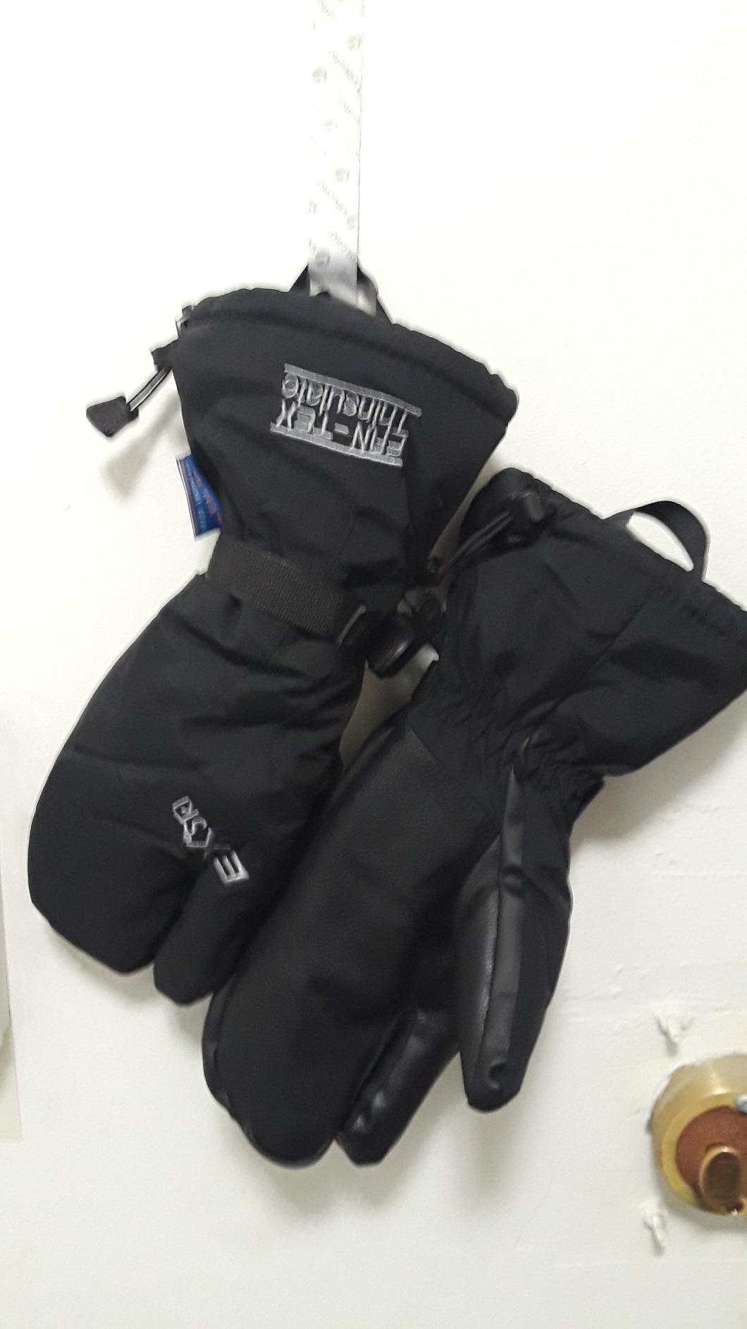 Waterproof Winter 3-Finger Ski Gloves Warm Insulated Snow Mittens for Cold Weather Snowboard Snowmobile - Customer Photo 1