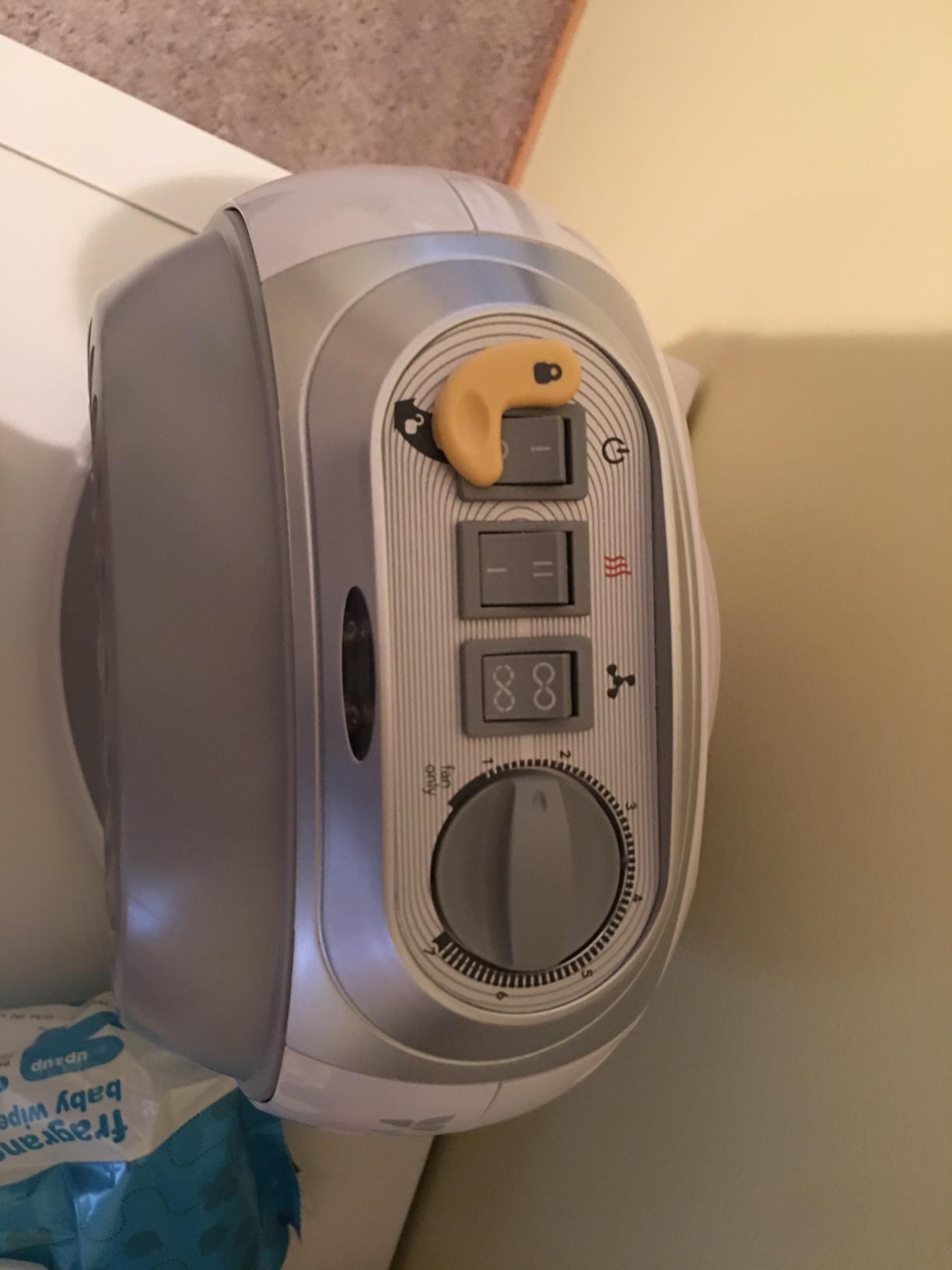 Sensa Nursery Space Heater, 1200W with Adjustable Thermostat, Electric Heater for Baby with Locking Controls, Tipover Protection, Safety Shutoff, Crib Temperature Sensor - Customer Photo 1