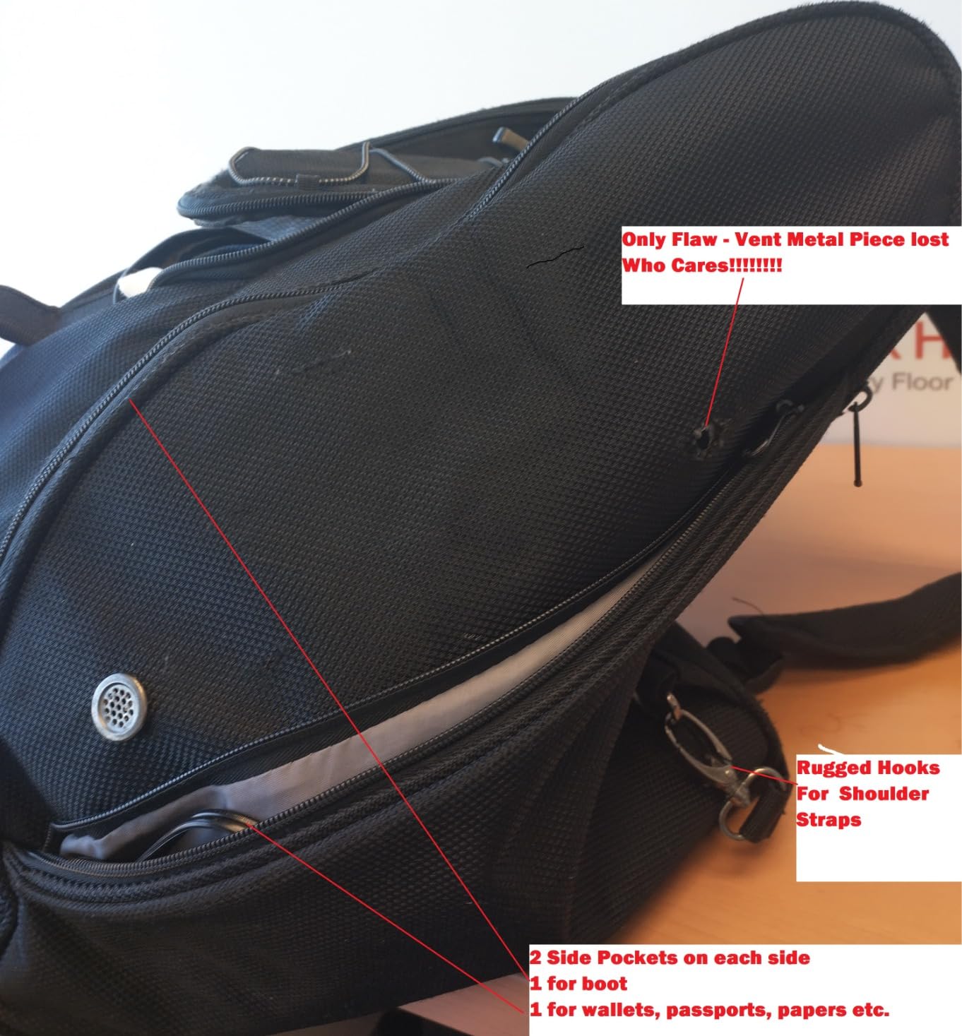 OutdoorMaster Boot Bag - 50L Ski Boots and Snowboard Boots Bag, Excellent for Travel with Waterproof Exterior & Bottom - for Men, Women and Youth Customer Review OutdoorMaster Boot Bag - 50L Ski Boots and Snowboard Boots Bag, Excellent for Travel with Waterproof Exterior & Bottom - for Men, Women and Youth - Customer Photo 2