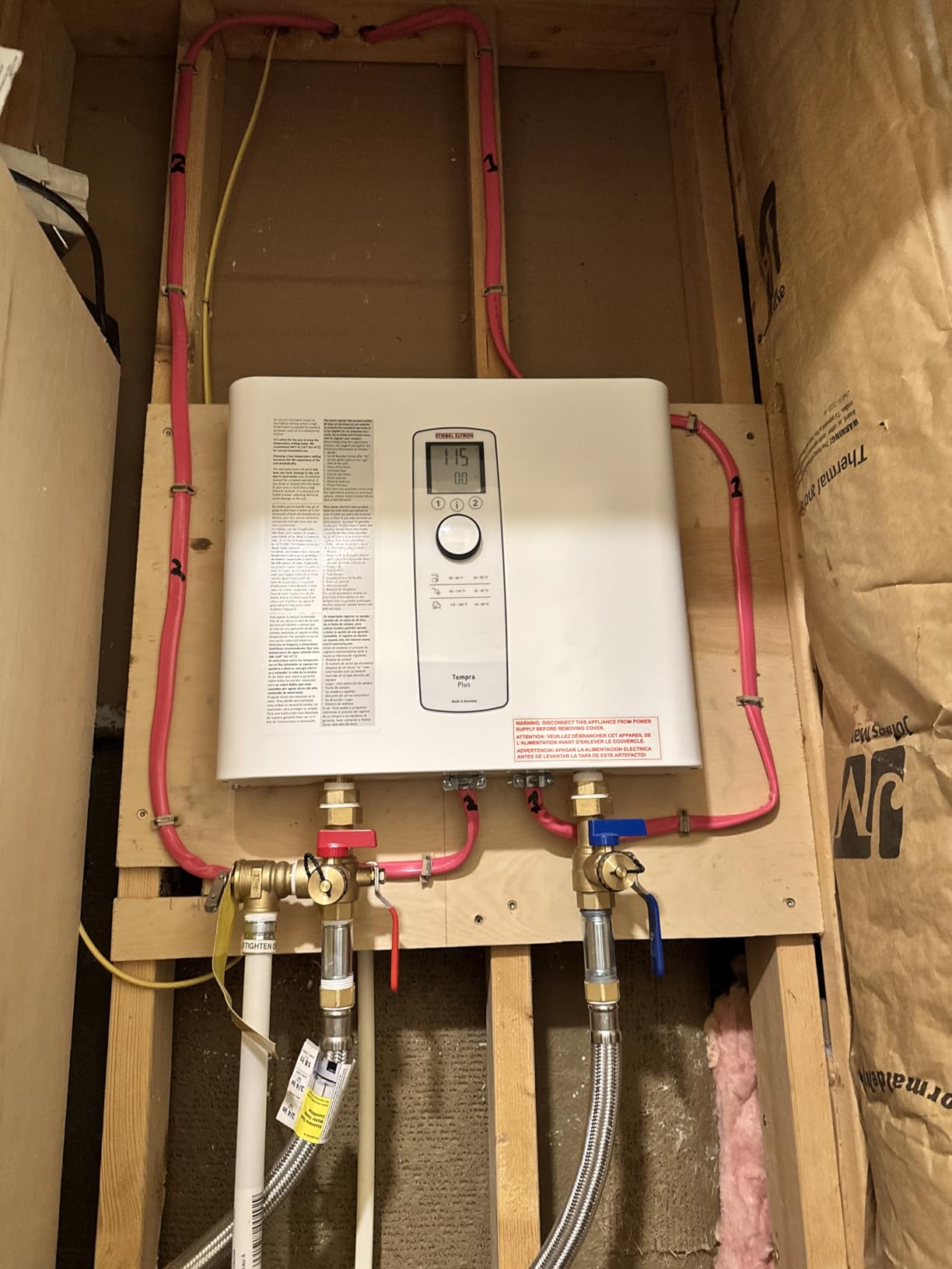 Stiebel Eltron 239223 Tankless Water Heater – Tempra 29 Plus – Electric, On Demand Hot Water, Eco, White, 23 - Customer Photo 3