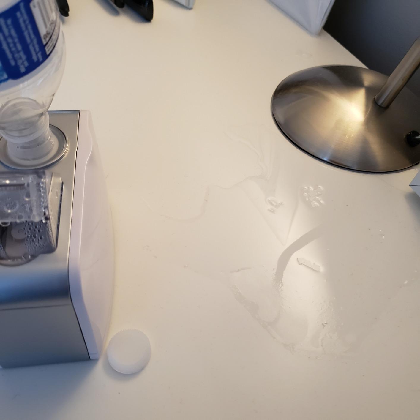 Pure Enrichment MistAire Travel - Ultrasonic Cool Mist Water Bottle Humidifier with Auto Shut-Off, Mood Light, Fold-Out Leg, and Storage Bag for Portable Use at Home, Office, Hotel, and More - Customer Photo 2