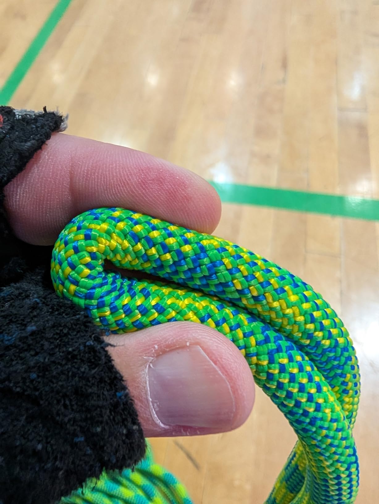 X XBEN 10.5 mm UIAA Dynamic Climbing Rope 45M(150FT), Safety Nylon Kernmantle Rope for Rock Climbing, Tree Climbing, Ice Climbing, Rappelling, Rescue - Customer Photo 2