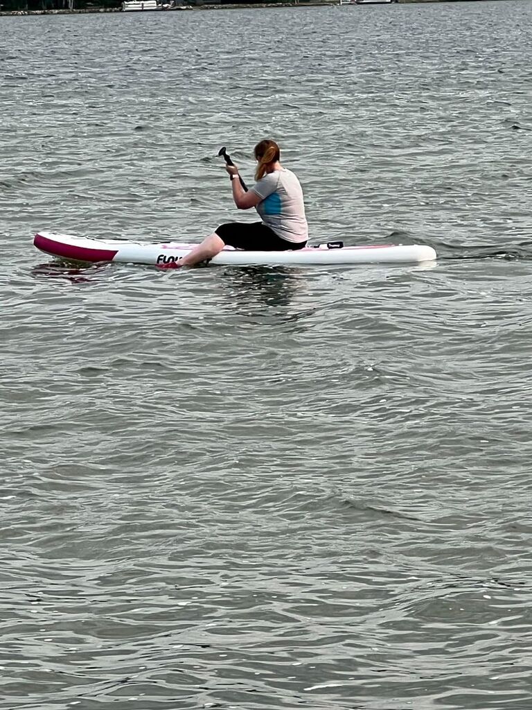 FunWater Inflatable Ultra-Light Stand Up Paddle Board for All Skill Levels with Premium SUP Paddleboard Accessories,Non-Slip Comfort Deck for Youth & Adults - Customer Photo 2