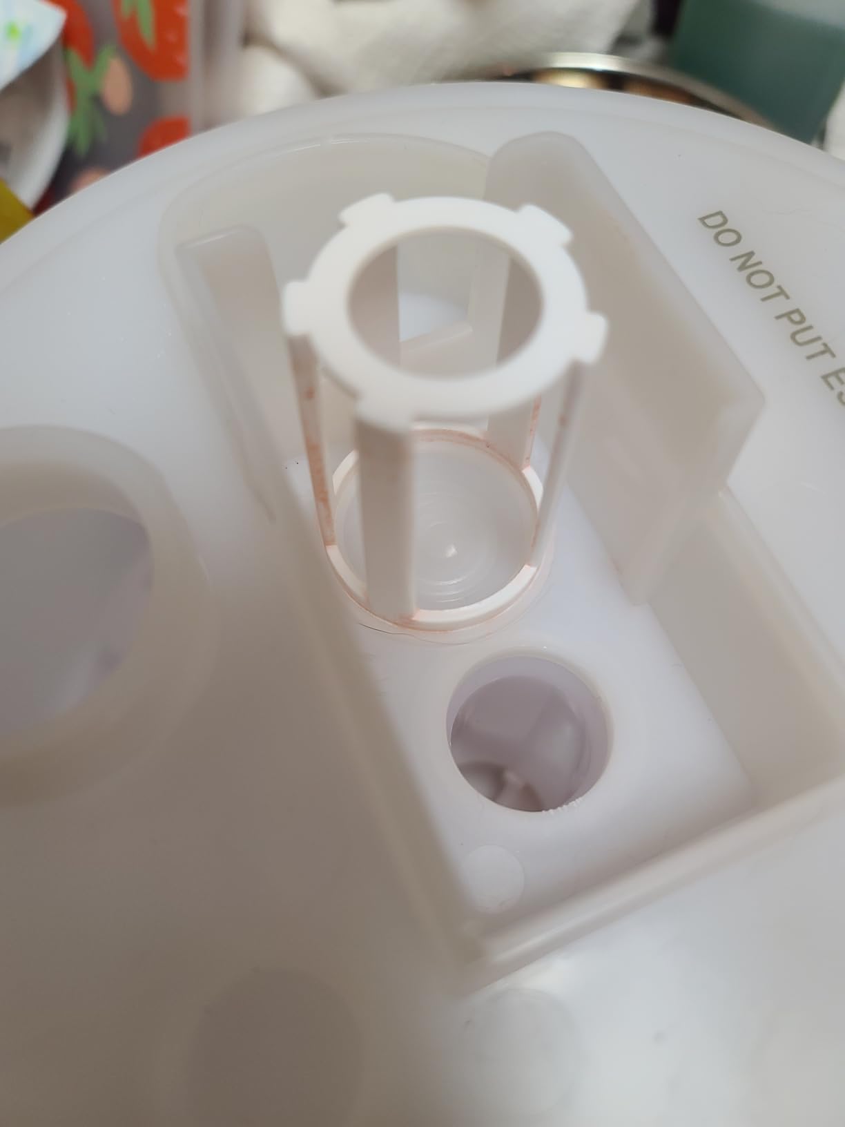 Homedics TotalComfort Humidifier – Large Air Humidifiers for Bedroom, Plants, Office – Cool Mist, Essential Oil Pads and Built-In Timer, 7-Color Night-Light, 2 Mist Settings, White - Customer Photo 2