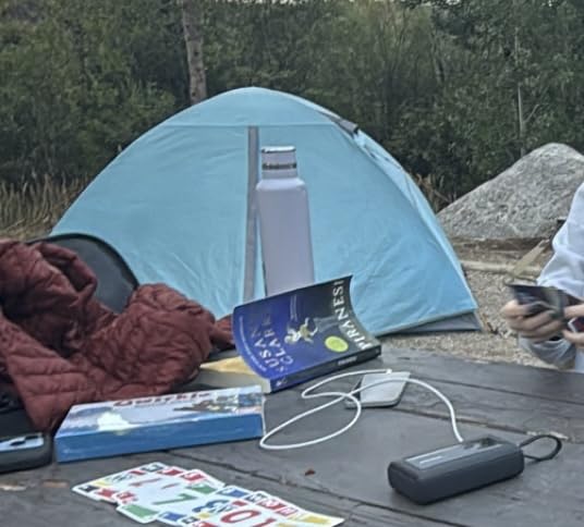 BISINNA 2/4 Person Camping Tent Lightweight Backpacking Tent Waterproof Windproof Two Doors Easy Setup Double Layer Outdoor Tents for Family Camping Hunting Hiking Mountaineering Travel - Customer Photo 1