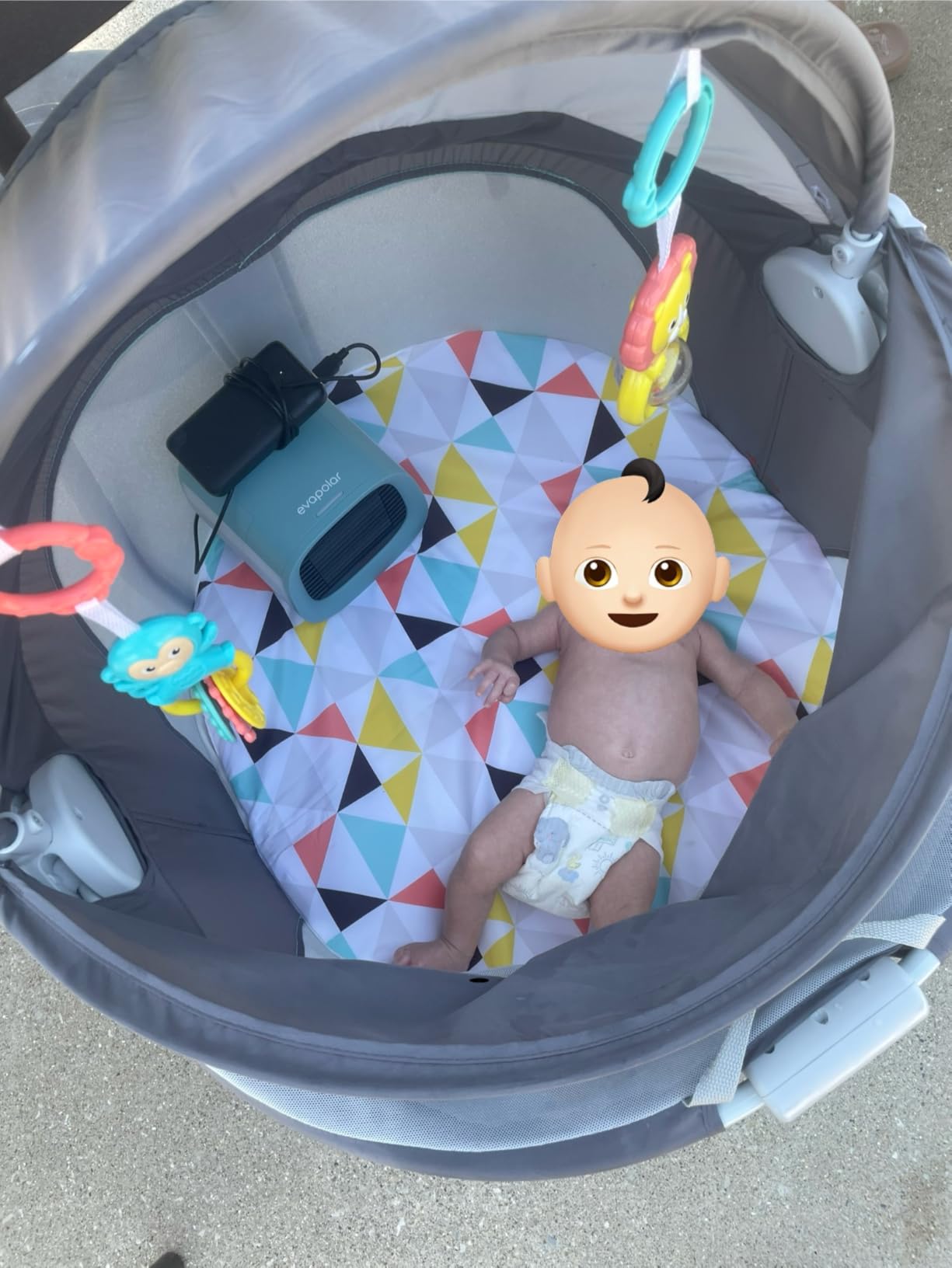 Evapolar evaCHILL Portable Air Conditioners - Portable AC Unit - Small Personal Evaporative Air Cooler & Fan for Desk, Office, Car, Camping, White - Customer Photo 1