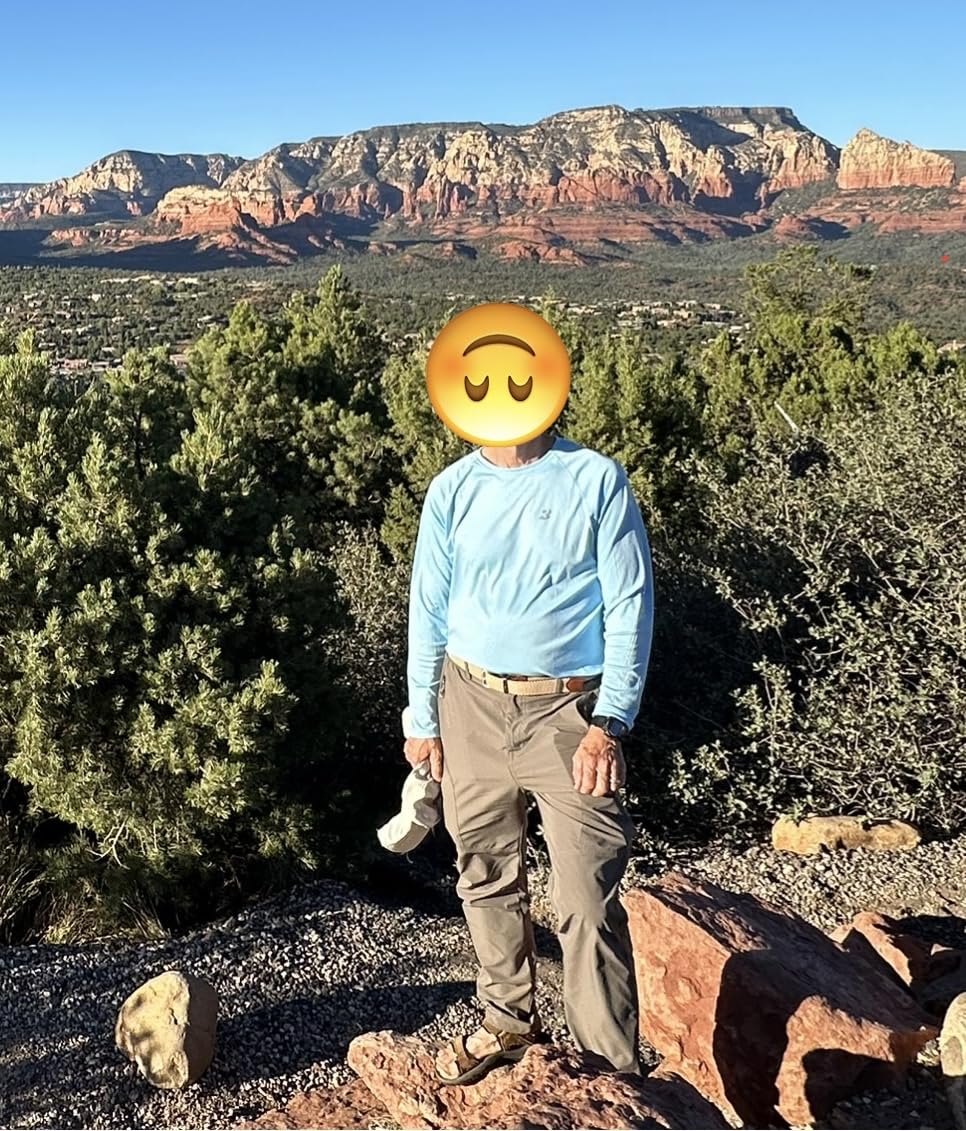 Roadbox Mens UPF 50+ UV Sun Protection Shirts Outdoor Long Sleeve SPF Rash Guard for Fishing Hiking Swimming Running - Customer Photo 1