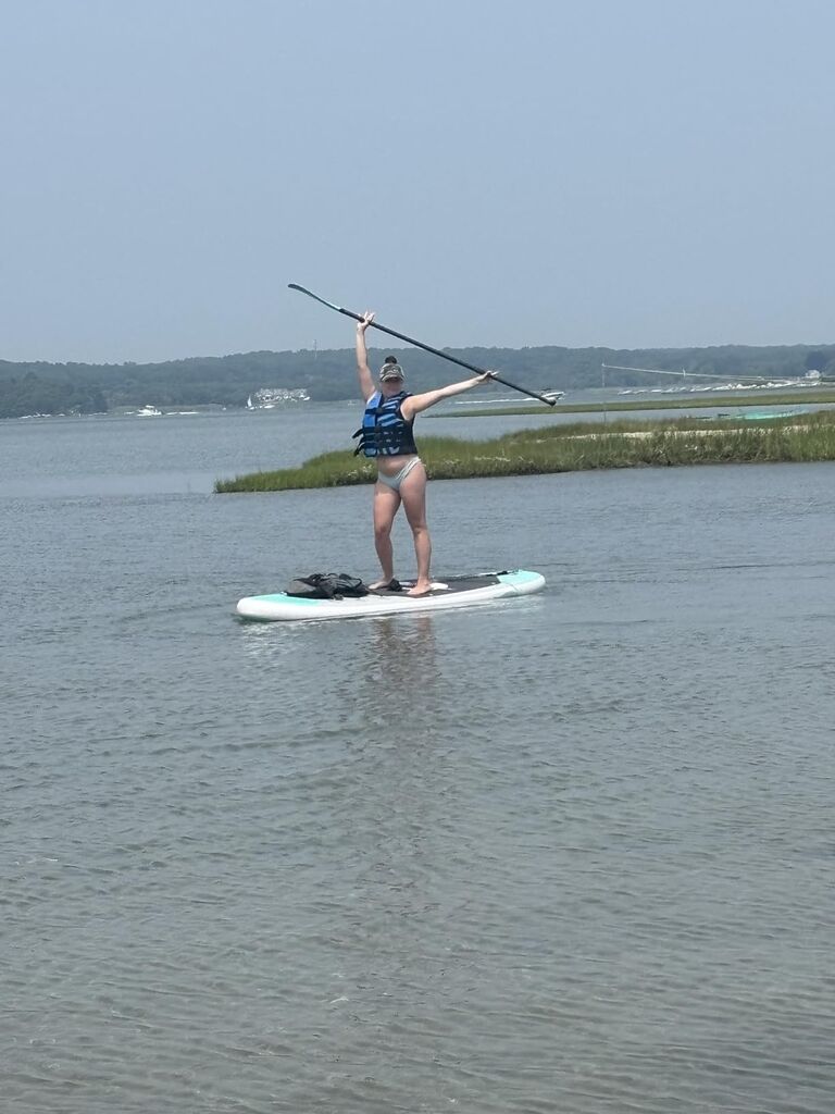 SereneLife Stand Up Inflatable Paddle Board with Premium SUP Accessories – Wide Stable Design with Non-Slip EVA Deck Pad for Adults and Youth of All Skill Levels - Customer Photo 2
