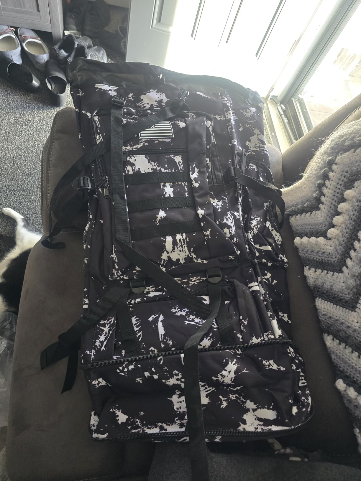 Hiking Backpack for Men 70L/100L Camping Backpack Military Rucksack Molle 3 Days Assault Pack for Climbing - Customer Photo 2