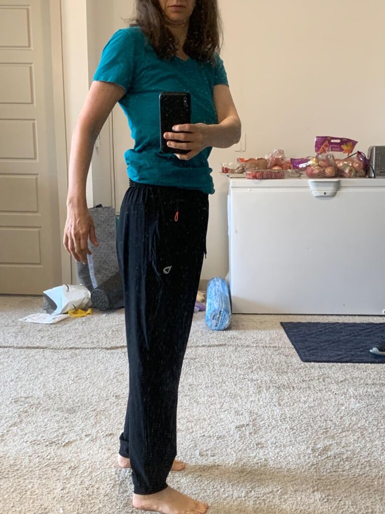 baleaf Women's Joggers Running Hiking Pants Lightweight Quick Dry Athletic Travel Workout with Zipper Pockets - Customer Photo 2