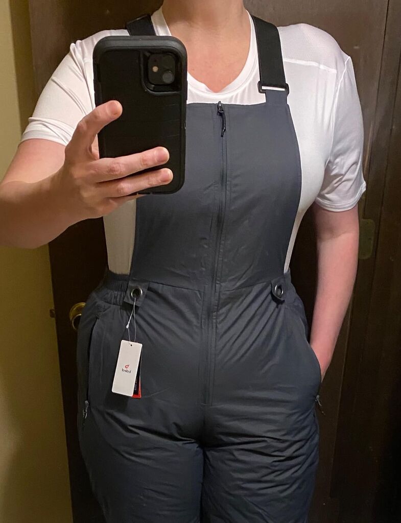 baleaf Women's Insulated Waterproof Ski Bib Overalls Snow Windproof Snowboarding Pant Customer Review baleaf Women's Insulated Waterproof Ski Bib Overalls Snow Windproof Snowboarding Pant - Customer Photo 1