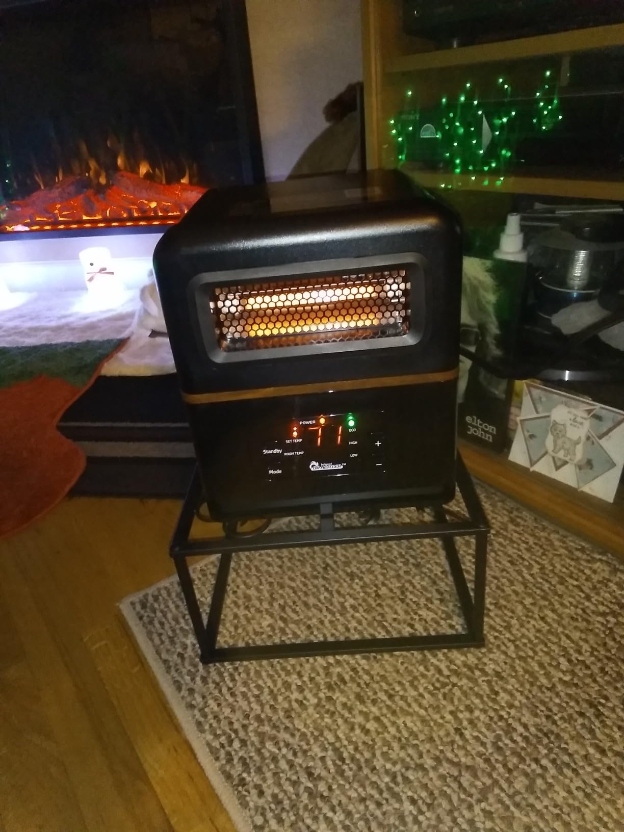 DR. INFRARED HEATER DR-978 New Upgraded Dual Heating Hybrid Portable Infrared Space Heater, 1500W with Remote - Customer Photo 1