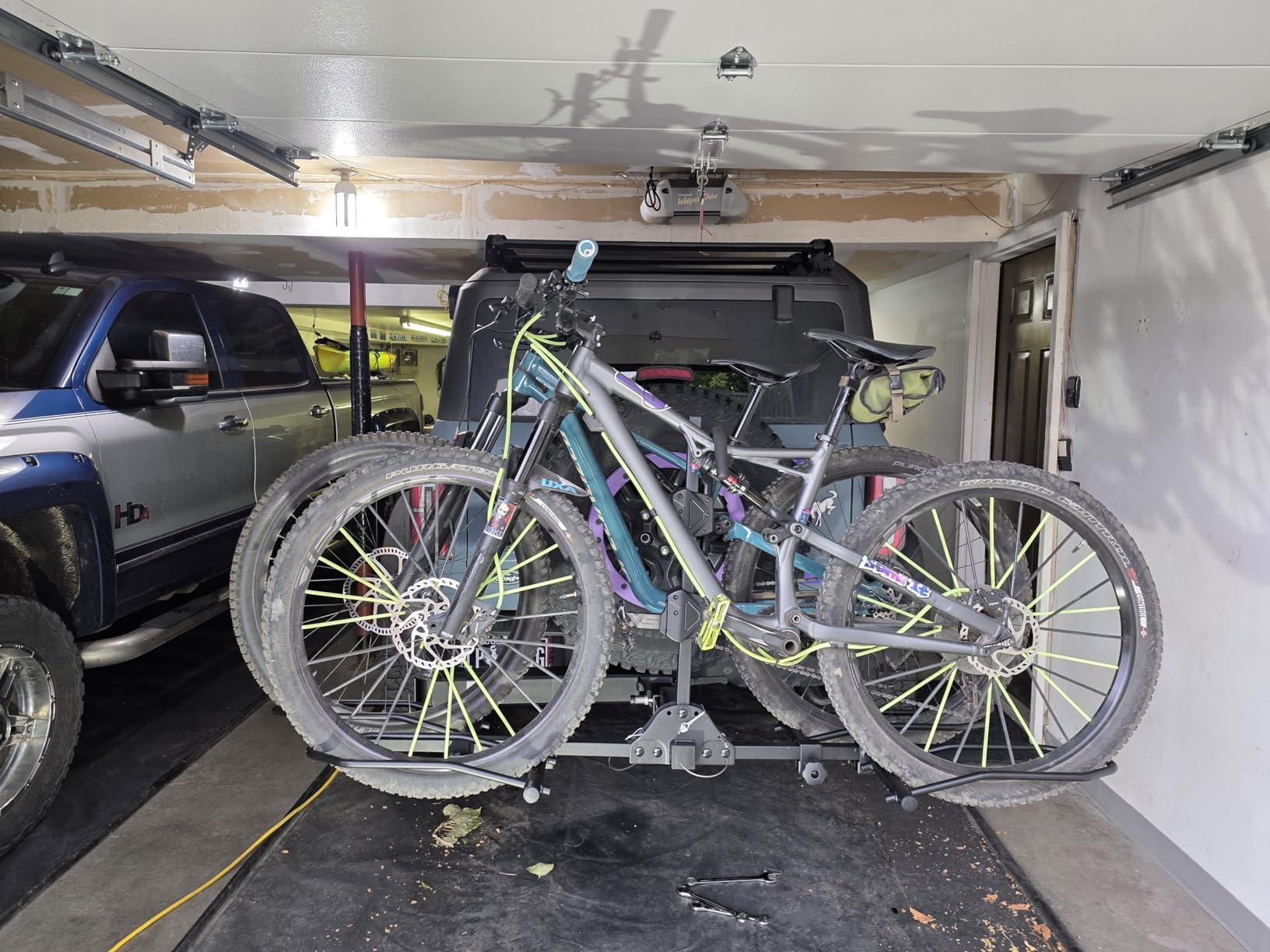 KUAT Pivot V2 Swing Away Bike Rack Extension | Durable Adjustable 90 & 120-Degree Swinging Bicycle Hauling 2