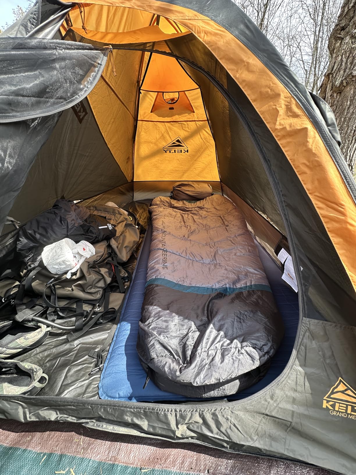 Kelty Grand Mesa 2P or 4P Backpacking Tent – 3 Season Camping, Thru Hiking Shelter, Aluminum Pole Frame, Single Door + Vestibule, 2024 Model - Customer Photo 1