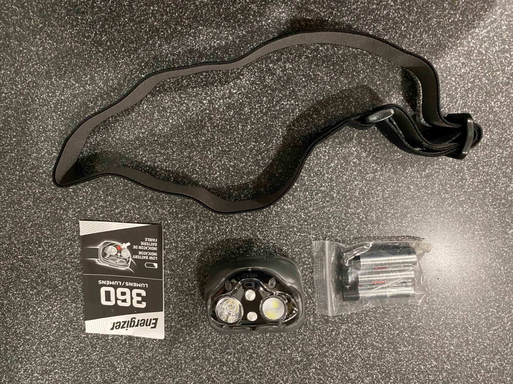 Energizer PRO-260 LED Headlamp, IPX4 Water Resistant Headlamps, High-Performance Head Light for Outdoors, Camping, Running, Storm, Survival LED Light for Emergencies (Batteries Included) Customer Review Energizer PRO-260 LED Headlamp, IPX4 Water Resistant Headlamps, High-Performance Head Light for Outdoors, Camping, Running, Storm, Survival LED Light for Emergencies (Batteries Included) - Customer Photo 2