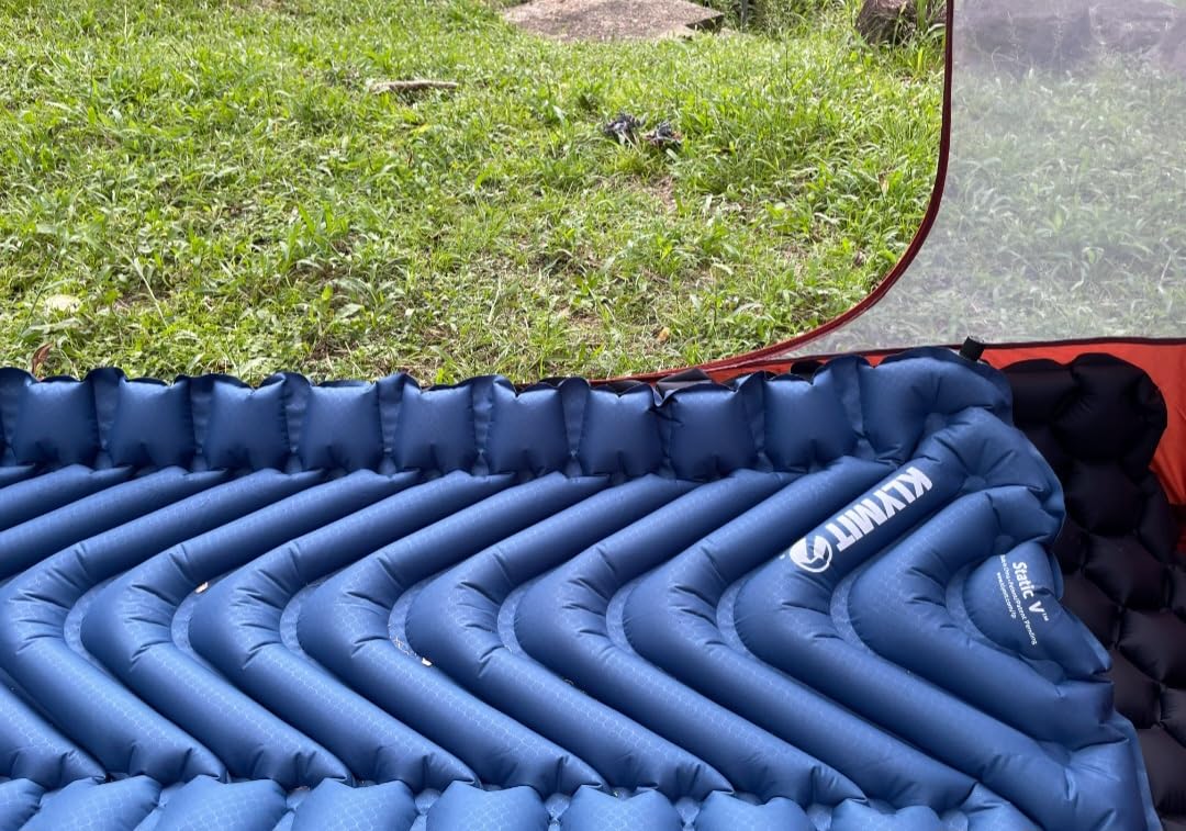 KLYMIT STATIC V Sleeping Pad, Lightweight, Outdoor Sleep Comfort, Best Camping Gear for Backpacking and Hiking, Inflatable Camping Mattress - Customer Photo 2