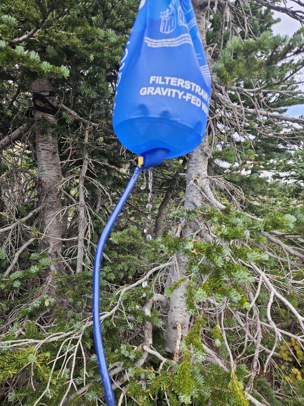 Waterdrop Gravity Water Filter Straw, Camping Water Filtration System, Water Purifier Survival for Travel, Backpacking and Emergency Preparedness, 1.5 gal Bag, 0.1 Micron, 5 Stage Filtration - Customer Photo 1