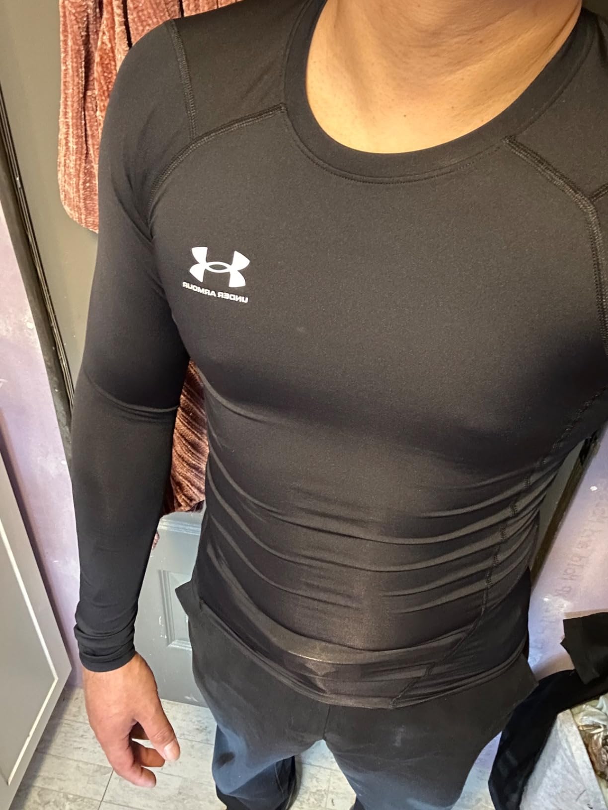 Under Armour Men's HeatGear Compression Long-Sleeve T-Shirt - Customer Photo 4