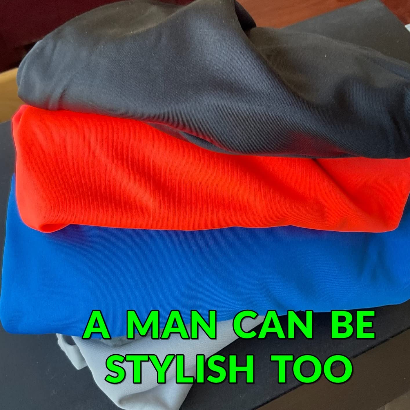 Workout Shirts for Men Short Sleeve Quick Dry Athletic Gym Active T Shirt Moisture Wicking - Customer Photo 2