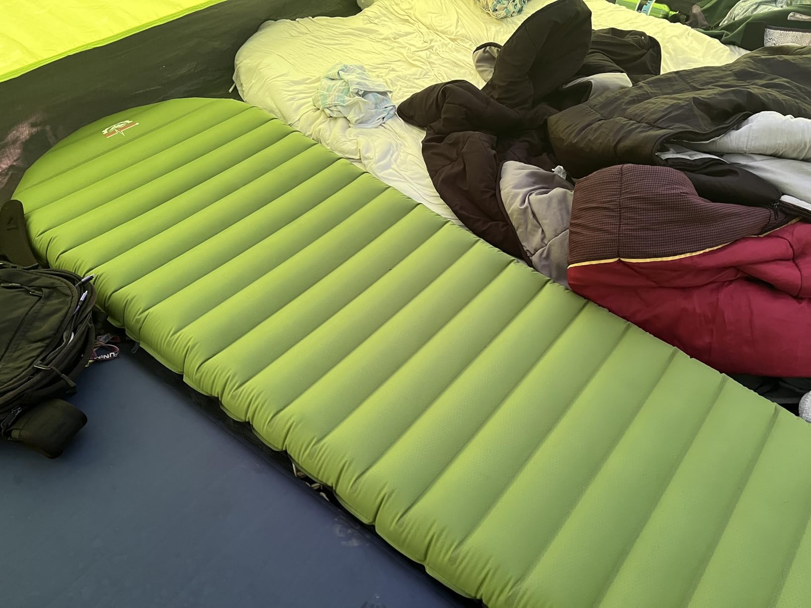 Gear Doctors ApolloAir 5.2 R-Value [17oz] Ultralight Insulated Inflatable Camping Sleeping Pad — Backpacking Sleeping Pad — Camping Mattress Compact Lightweight for Hiking—Air Mattress for Backpacking - Customer Photo 1