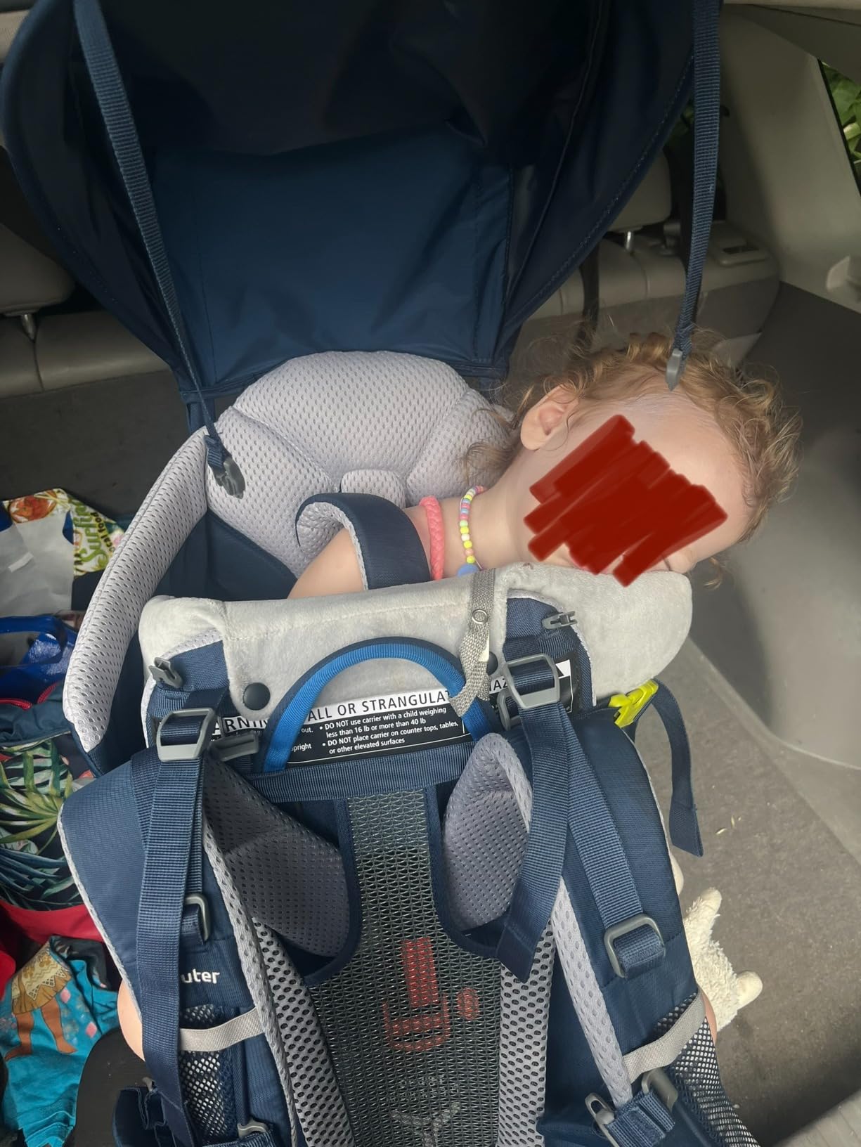 Deuter Kid Comfort Child Carrier and Backpack for Travel & Hiking with Toddlers - Customer Photo 3