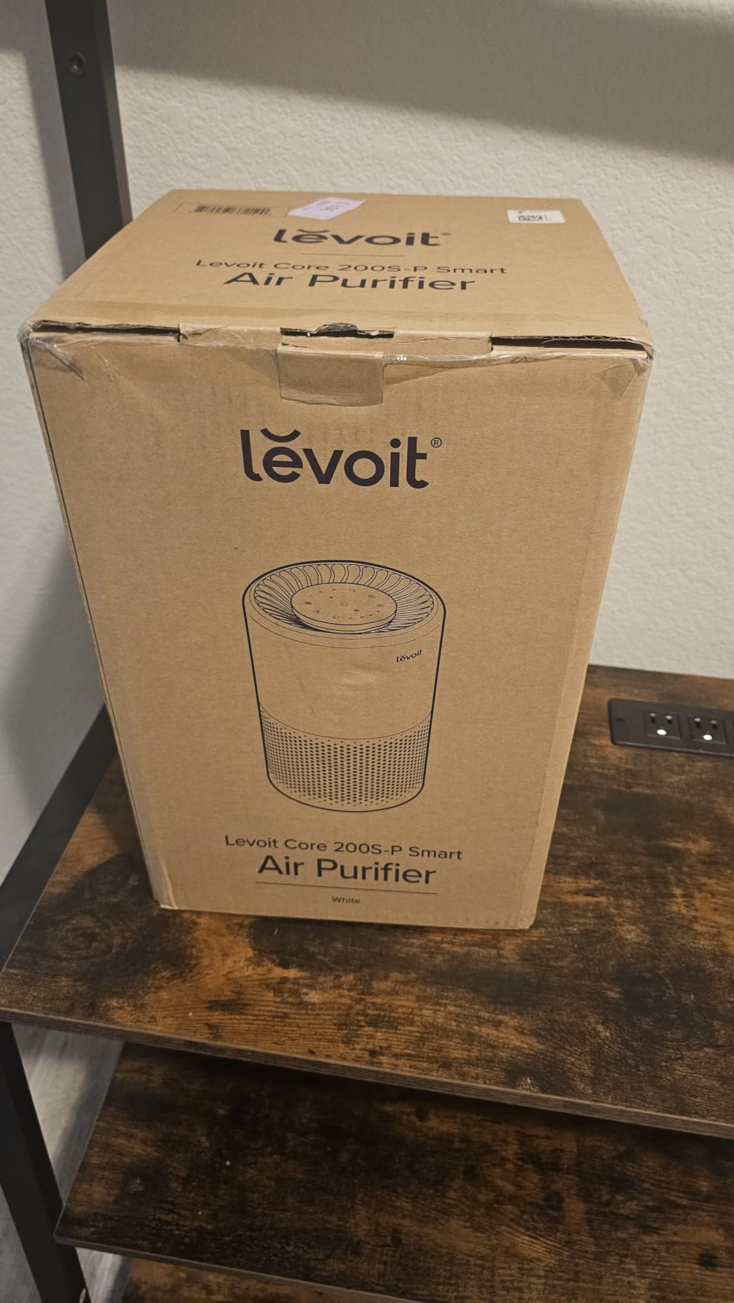 LEVOIT Air Purifier for Home Bedroom Dorm Room, Smart WiFi Alexa Control, AHAM VERIFIDE, 3-in-1 Filter with HEPA Sleep Mode for Allergens, Pollutants, Smoke, Dust, Core 200S-P, White - Customer Photo 4