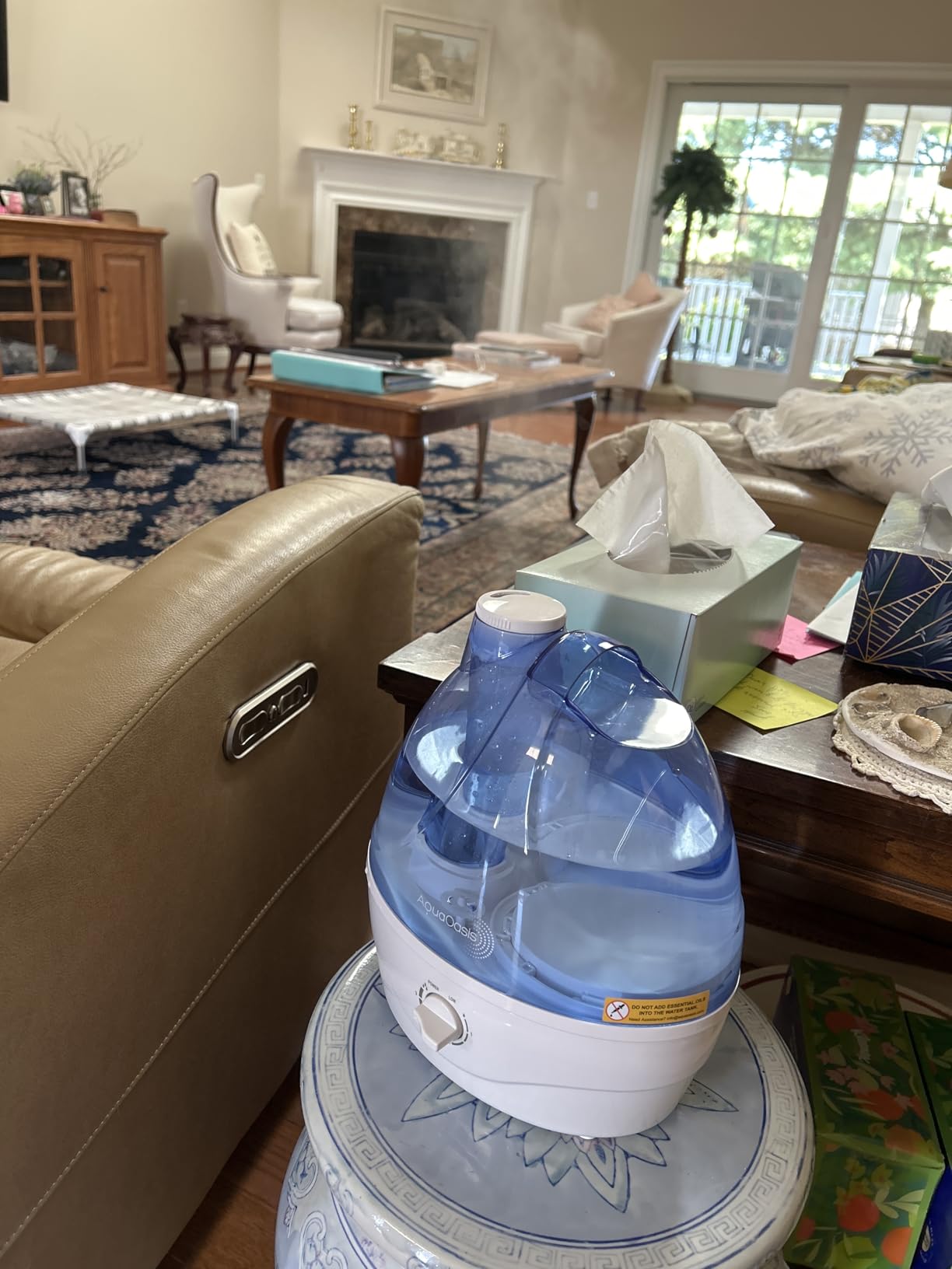 AquaOasis® Cool Mist Humidifier (2.2L Water Tank) Quiet Ultrasonic Humidifiers for Bedroom & Large room - Adjustable -360 Rotation Nozzle, Auto-Shut Off, Humidifiers for Babies Nursery & Whole House - Customer Photo 4