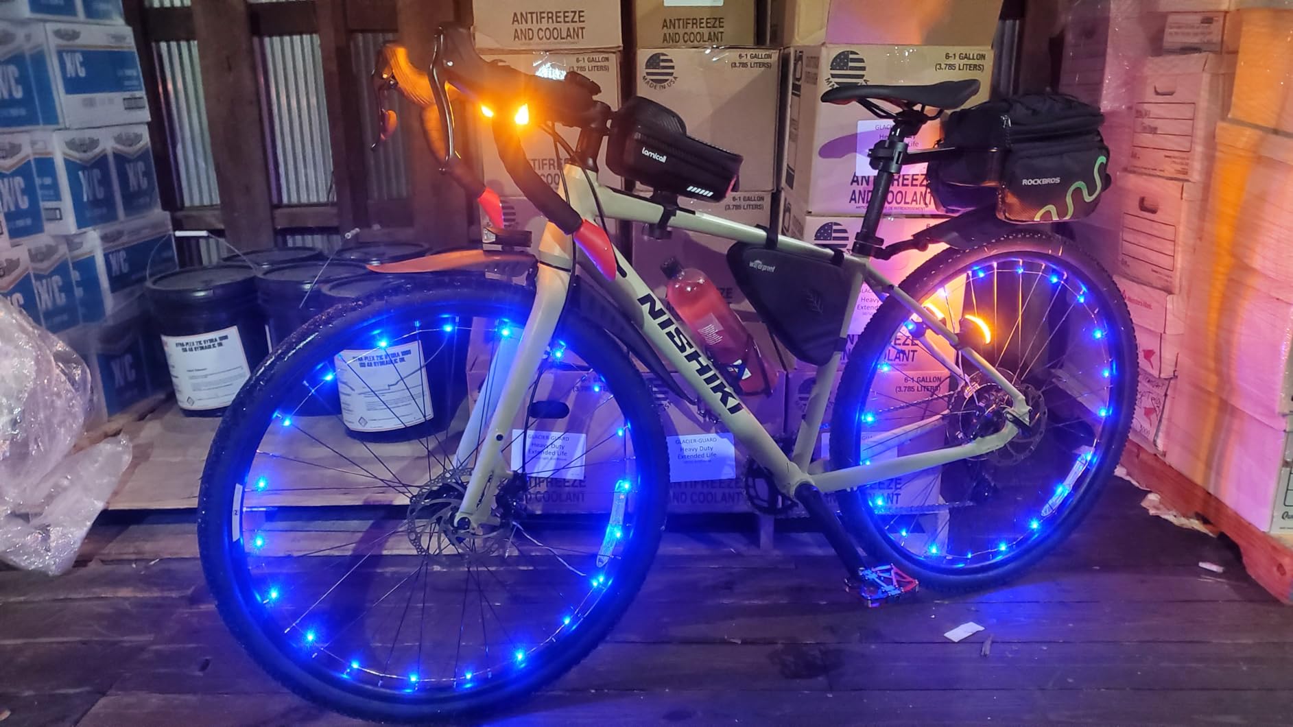 Activ Life 2-Tire Pack LED Bike Wheel Lights with Batteries Included, Get 100% Brighter and Visible from All Angles for Ultimate Safety and Style - Customer Photo 5