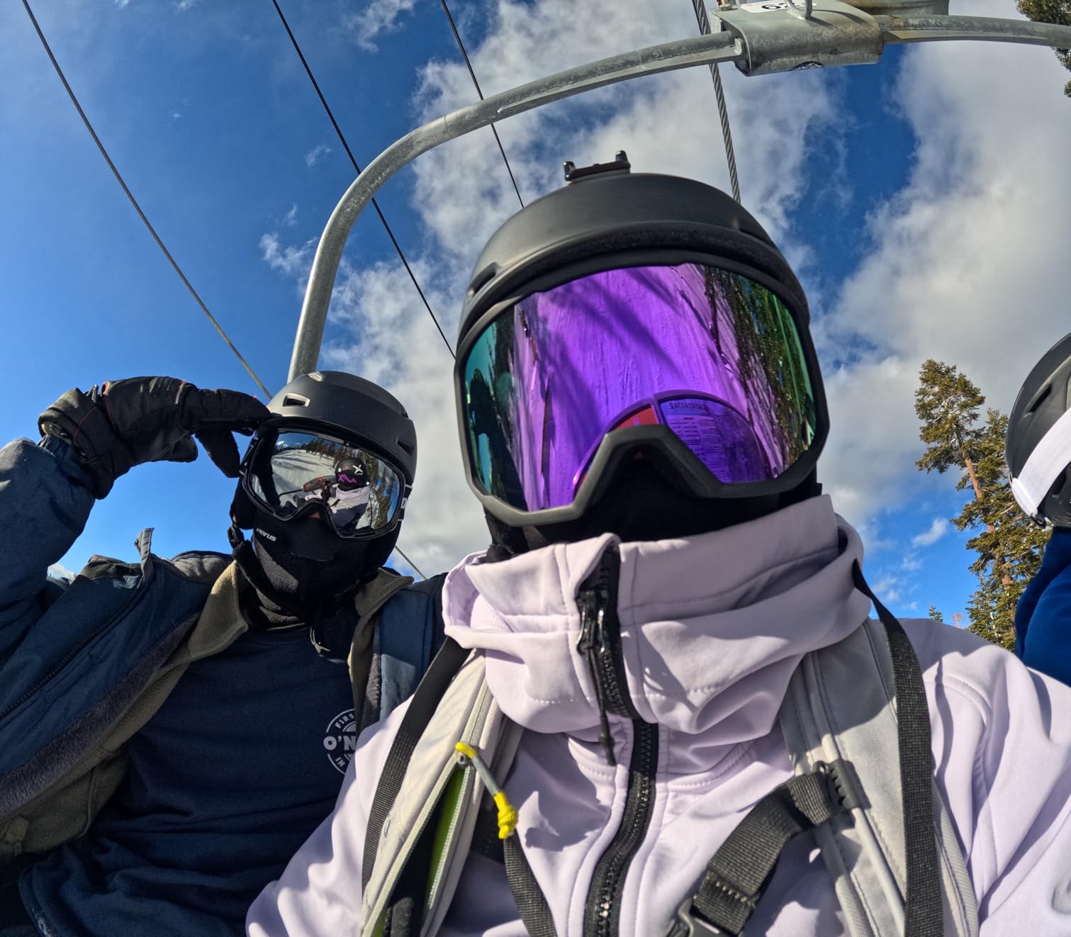 EXP VISION Ski/Snowboard Goggles for Men Women, OTG Snow Goggles Anti Fog UV Protection Customer Review EXP VISION Ski/Snowboard Goggles for Men Women, OTG Snow Goggles Anti Fog UV Protection - Customer Photo 2