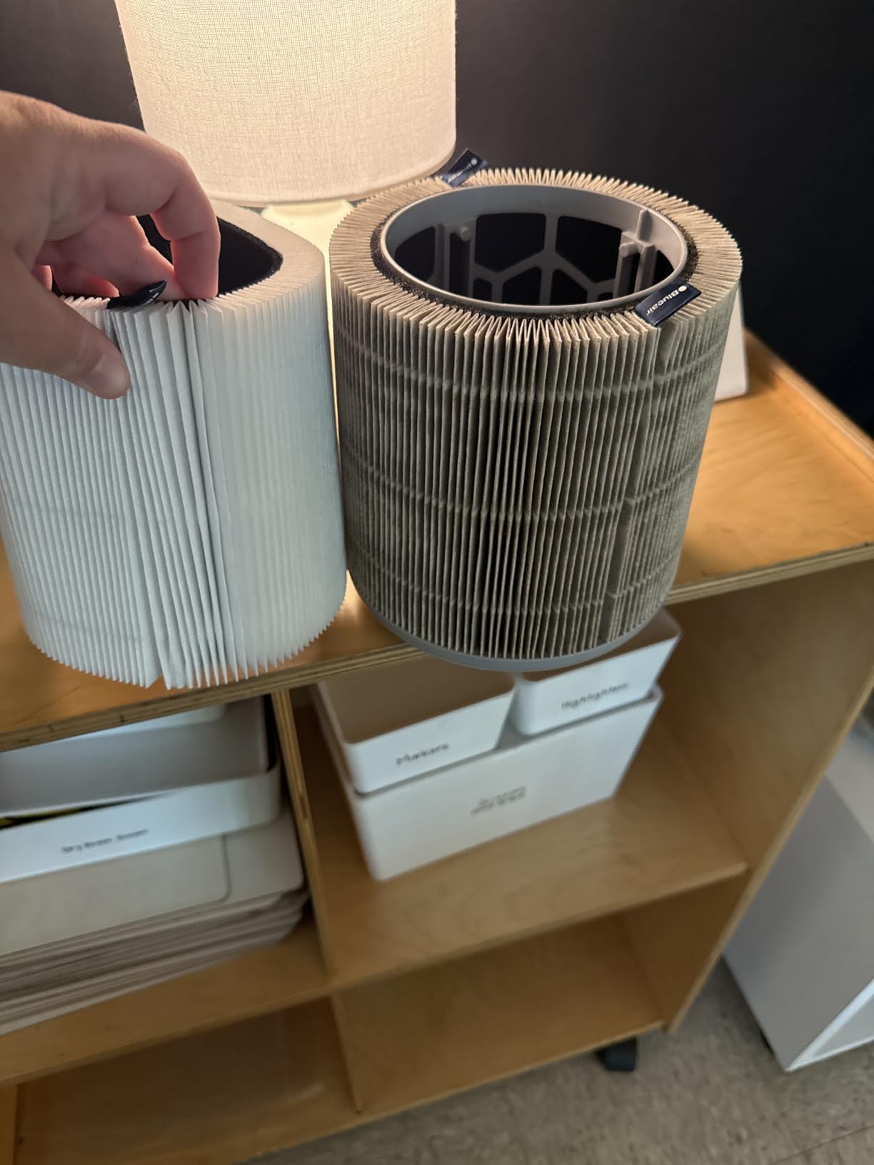 BLUEAIR Air Purifiers for Bedroom Small Room Air Purifiers for Home Air Purifiers for Pets Allergies Air Cleaner, HEPASilent Virus Air Purifier for Dust Baby Air Purifier for Nursery Blue Pure 511 - Customer Photo 2