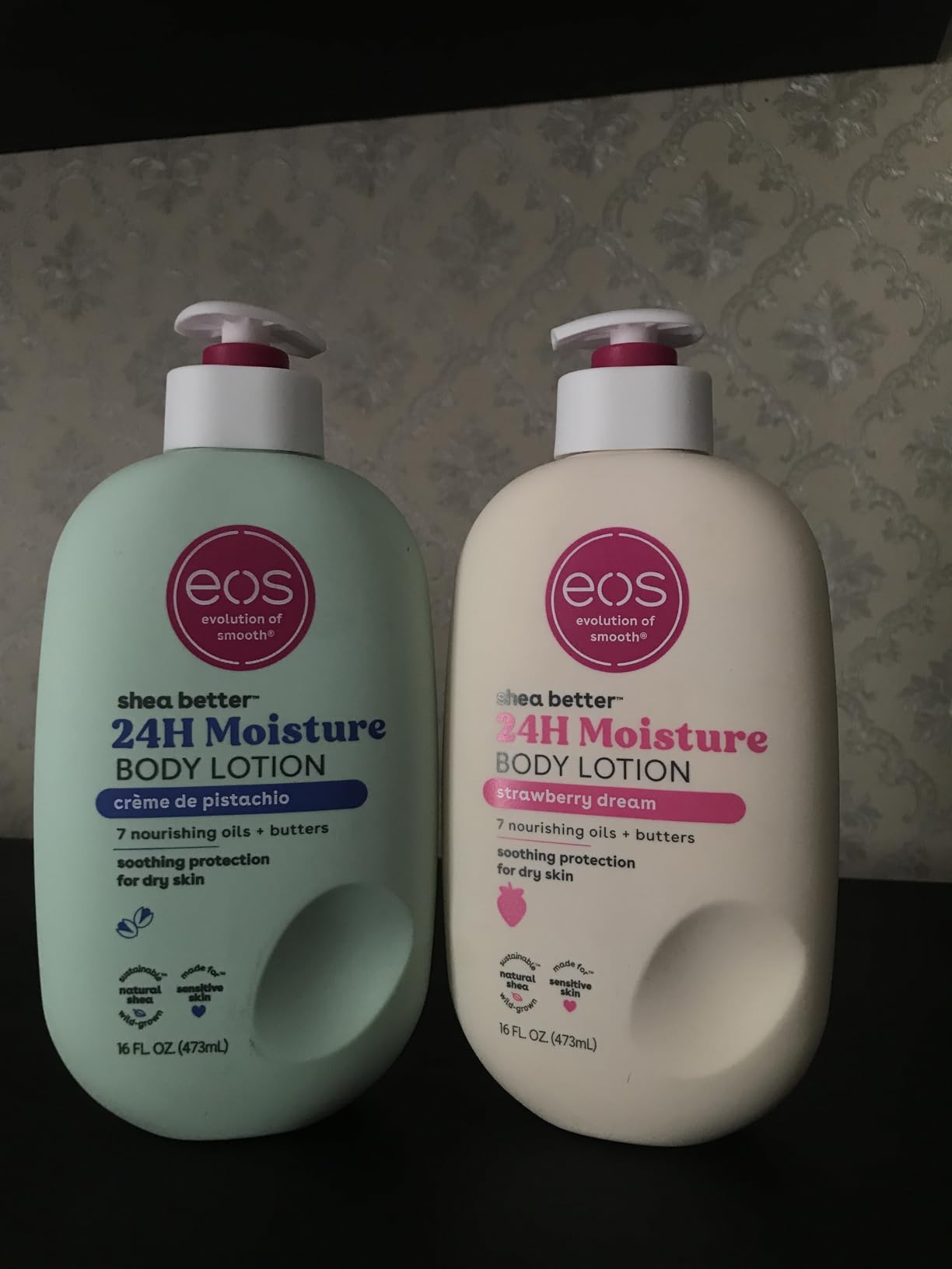 eos Shea Better Body Lotion Vanilla Cashmere, 24-Hour Moisture Skin Care, Lightweight & Non-Greasy, Natural Shea, Vegan, Vanilla Body Lotion, 16 fl oz Customer Review eos Shea Better Body Lotion Vanilla Cashmere, 24-Hour Moisture Skin Care, Lightweight & Non-Greasy, Natural Shea, Vegan, Vanilla Body Lotion, 16 fl oz - Customer Photo 1